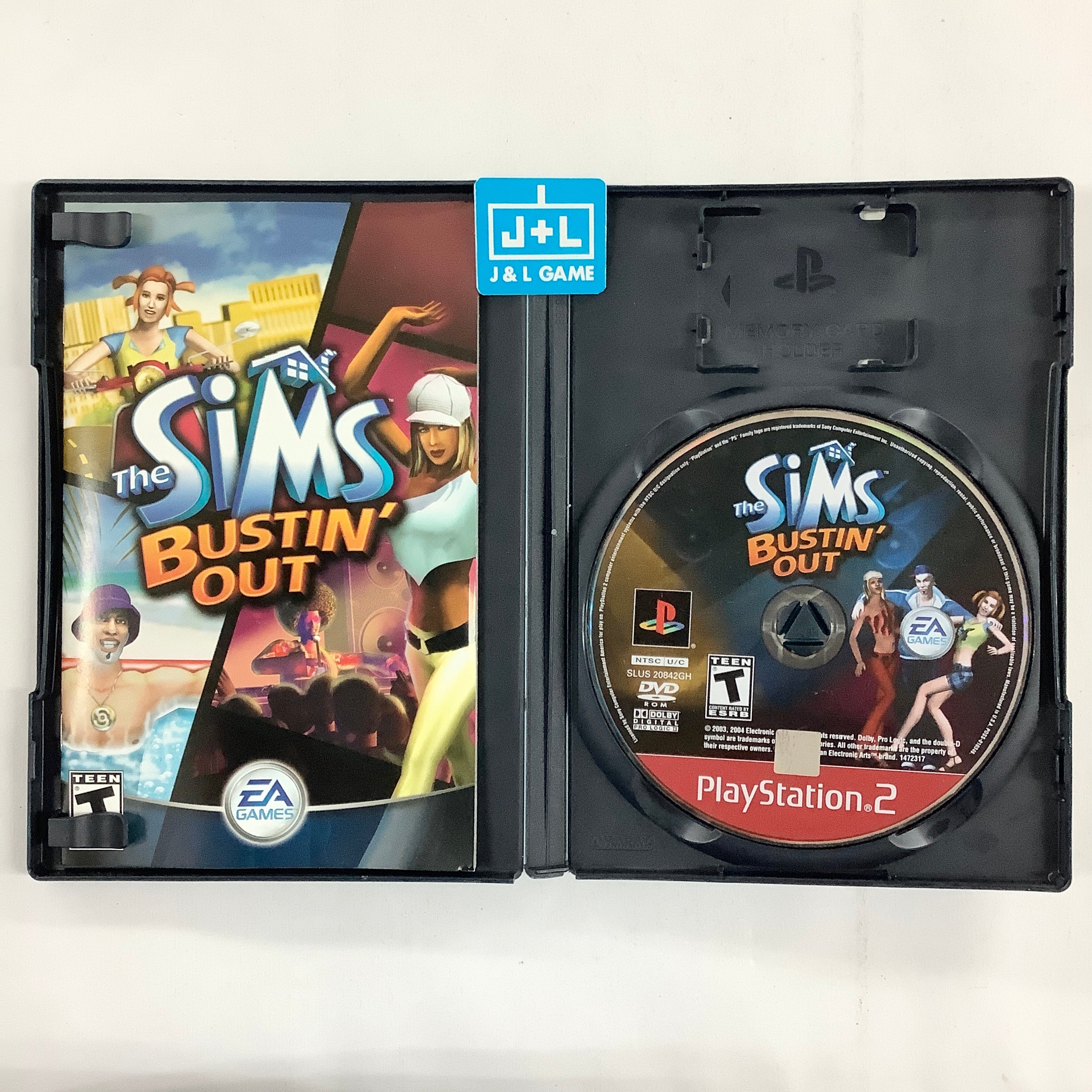 The Sims Bustin' Out (Greatest Hits) - (PS2) PlayStation 2 [Pre-Owned] Video Games EA Games   