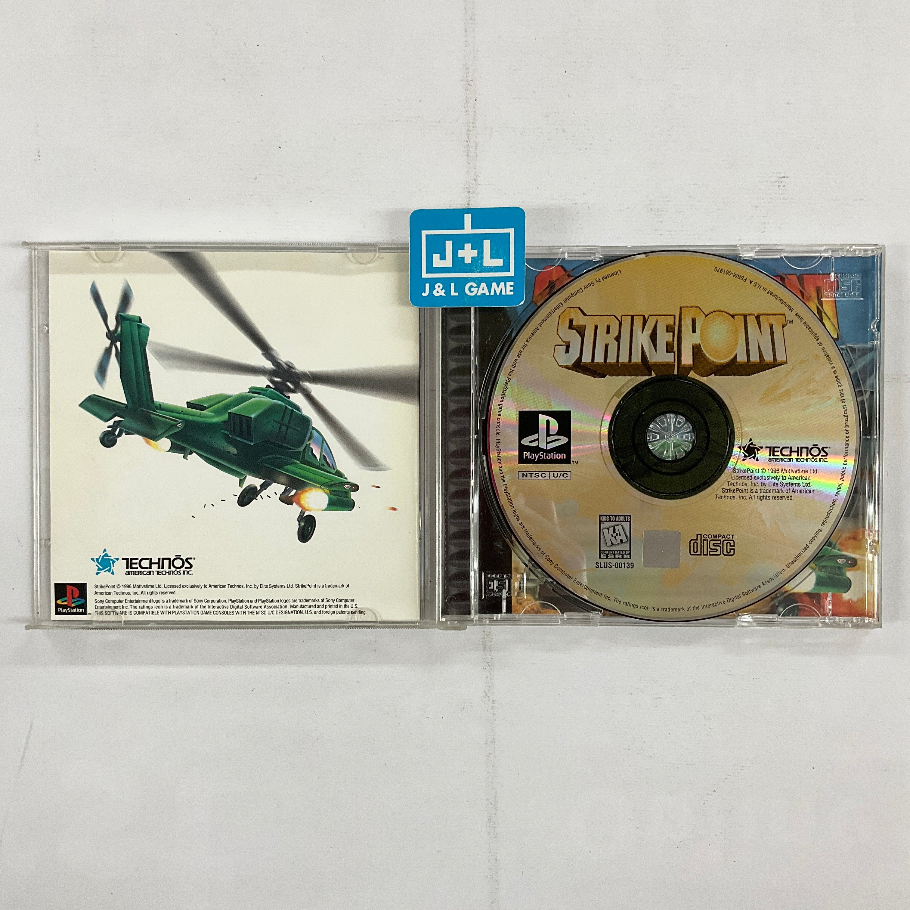 Strike Point - (PS1) PlayStation 1 [Pre-Owned] Video Games Technos   