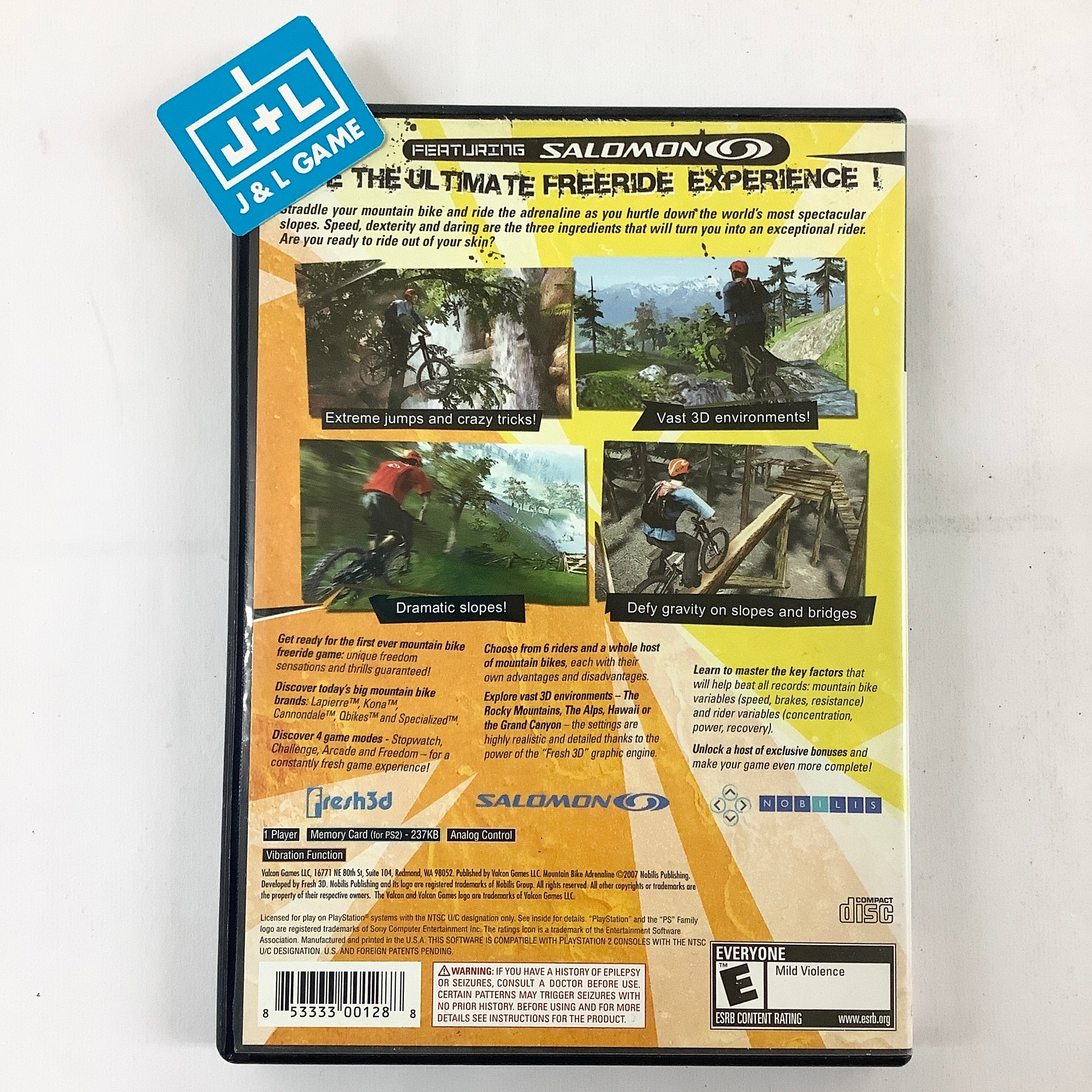Mountain Bike Adrenaline - (PS2) PlayStation 2 [Pre-Owned] Video Games Valcon Games   