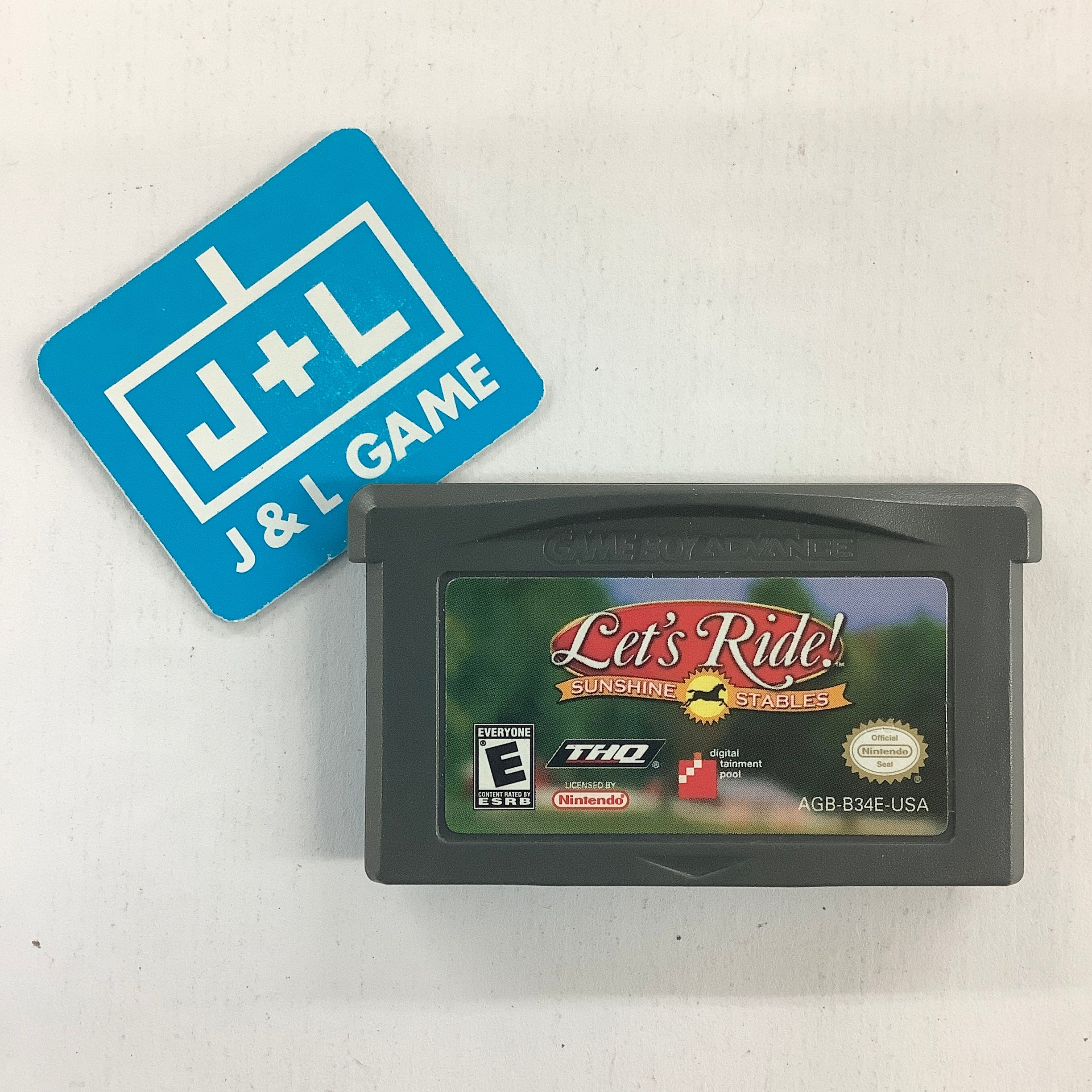 Let's Ride! Sunshine Stables - (GBA) Game Boy Advance [Pre-Owned] Video Games THQ   