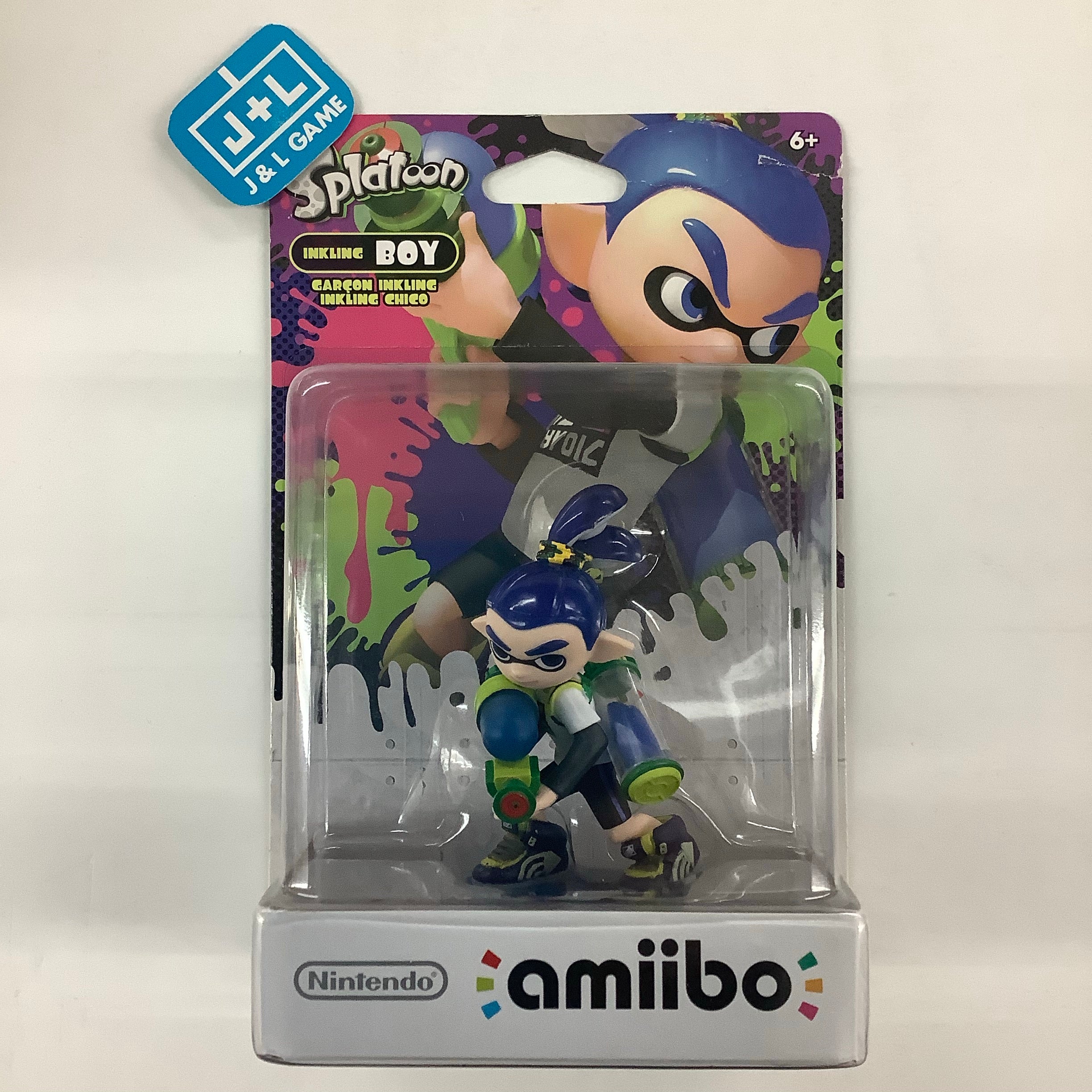 Inkling Boy (Blue) (Splatoon series) - Nintendo WiiU Amiibo Amiibo Nintendo   