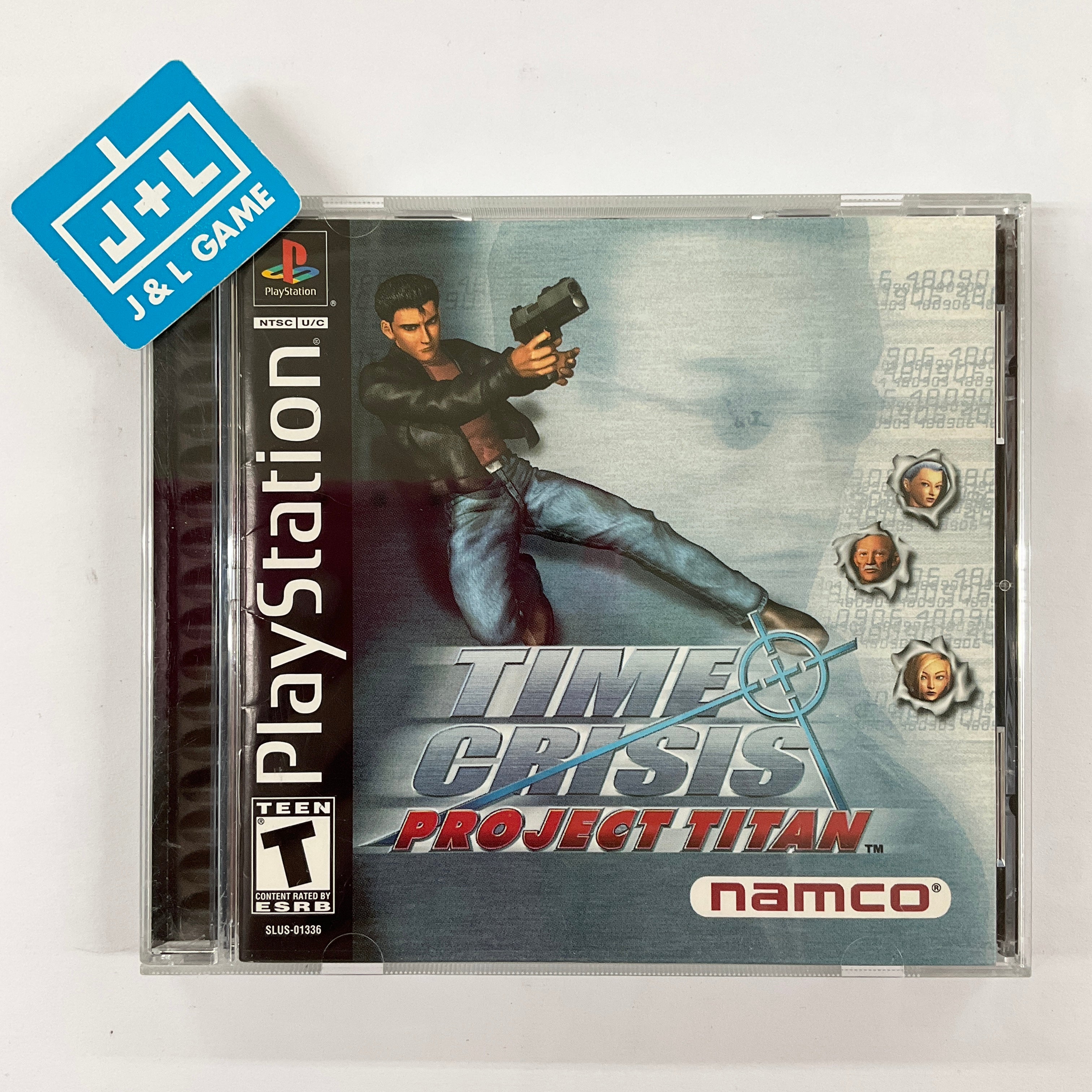 Time Crisis: Project Titan - (PS1) PlayStation 1 [Pre-Owned] Video Games Namco   