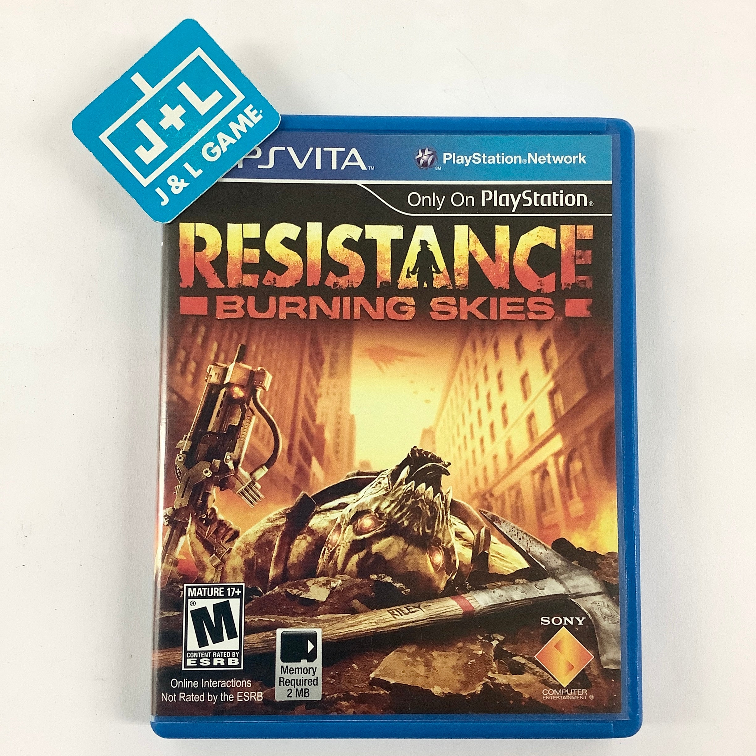 Resistance: Burning Skies - (PSV) PlayStation Vita [Pre-Owned] Video Games SCEA   