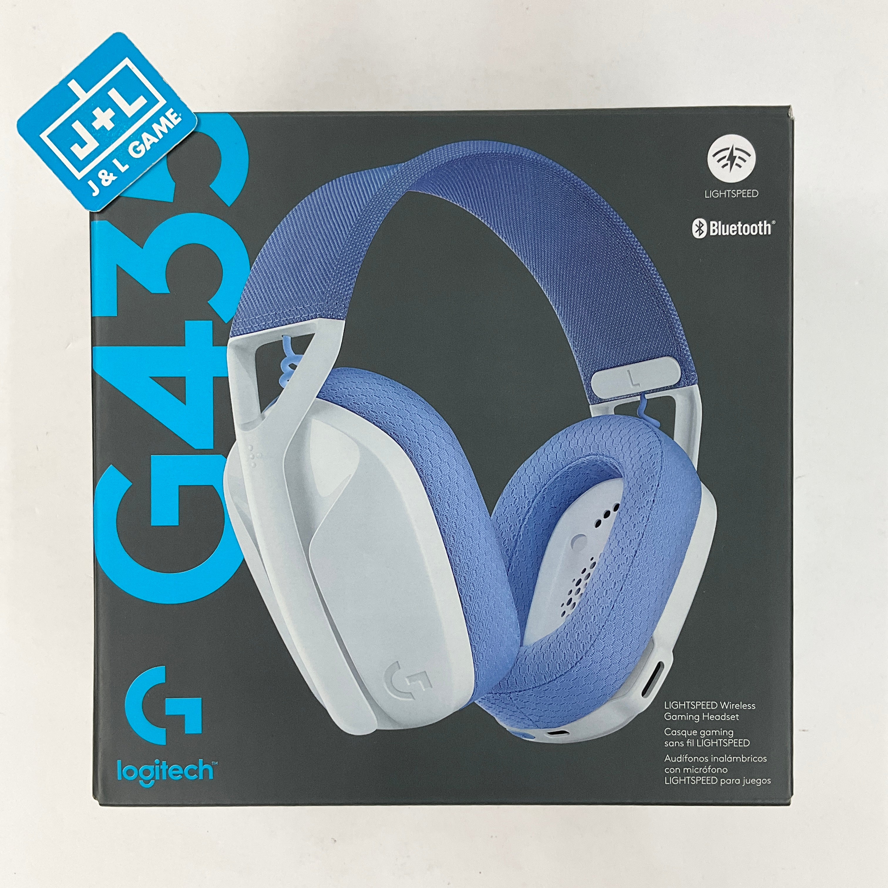 Logitech G435 Wireless Bluetooth Gaming Headset (White) (PS4