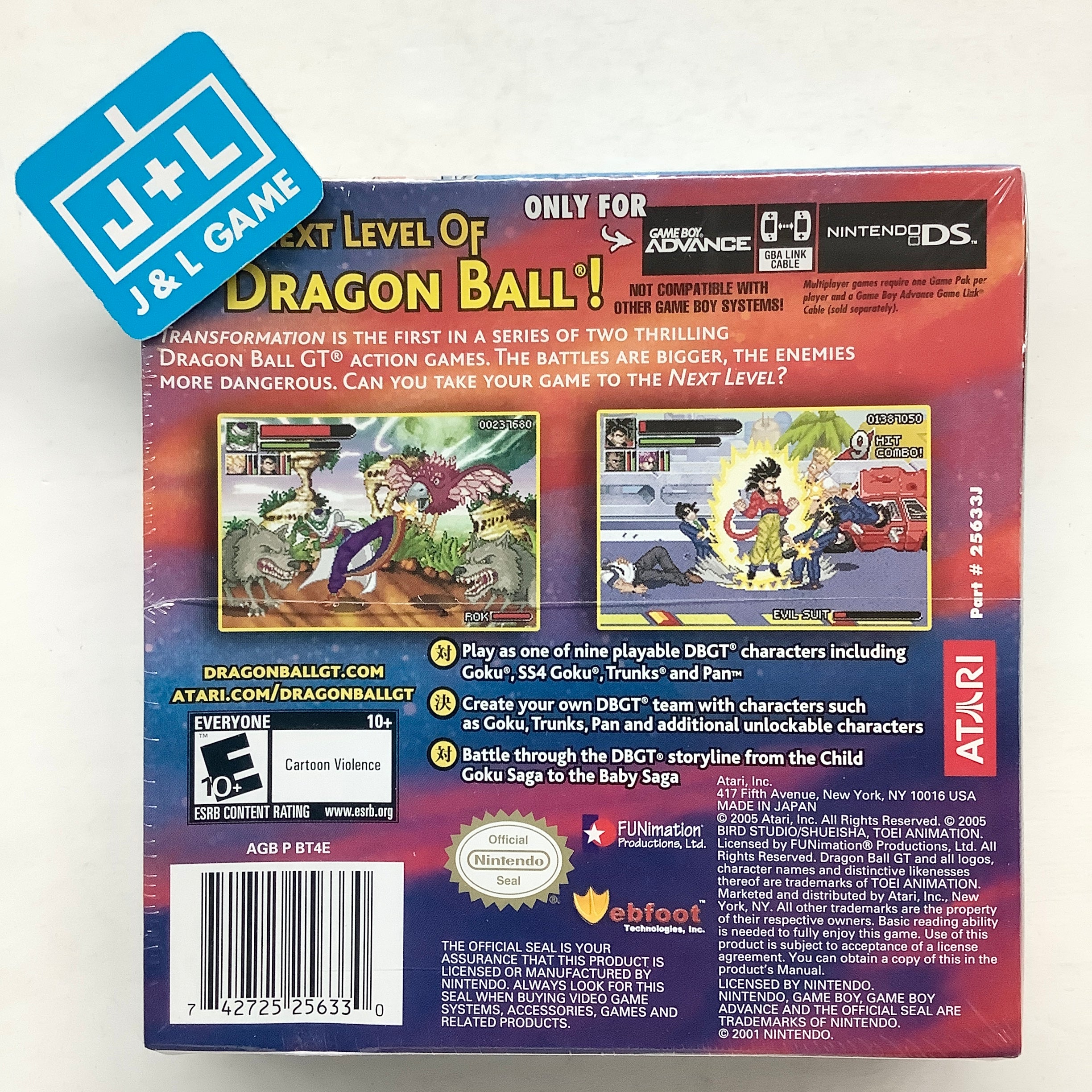 Dragon Ball GT: Transformation - (GBA) Game Boy Advance Video Games Atari SA   