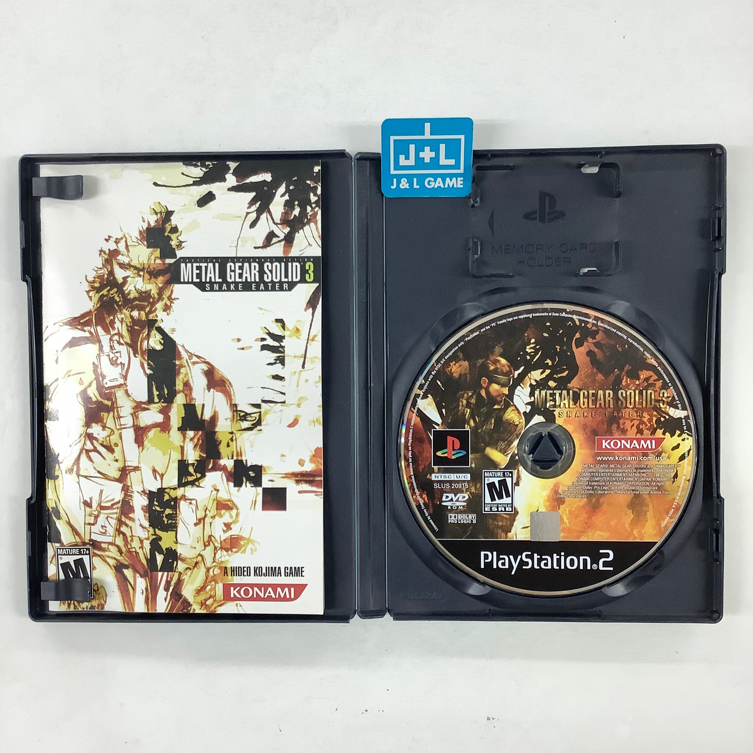 Metal Gear Solid 3: Snake Eater - (PS2) PlayStation 2 [Pre-Owned] Video Games Konami   