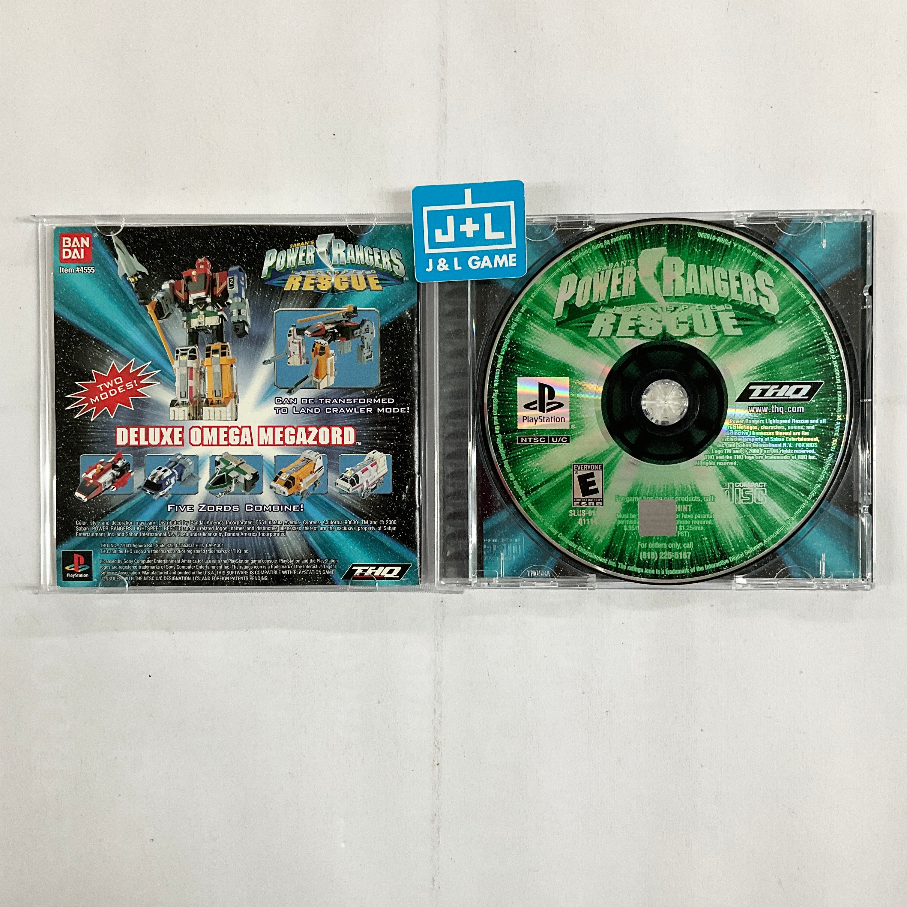 Power Rangers: Lightspeed Rescue - (PS1) PlayStation 1 [Pre-Owned] Video Games THQ   