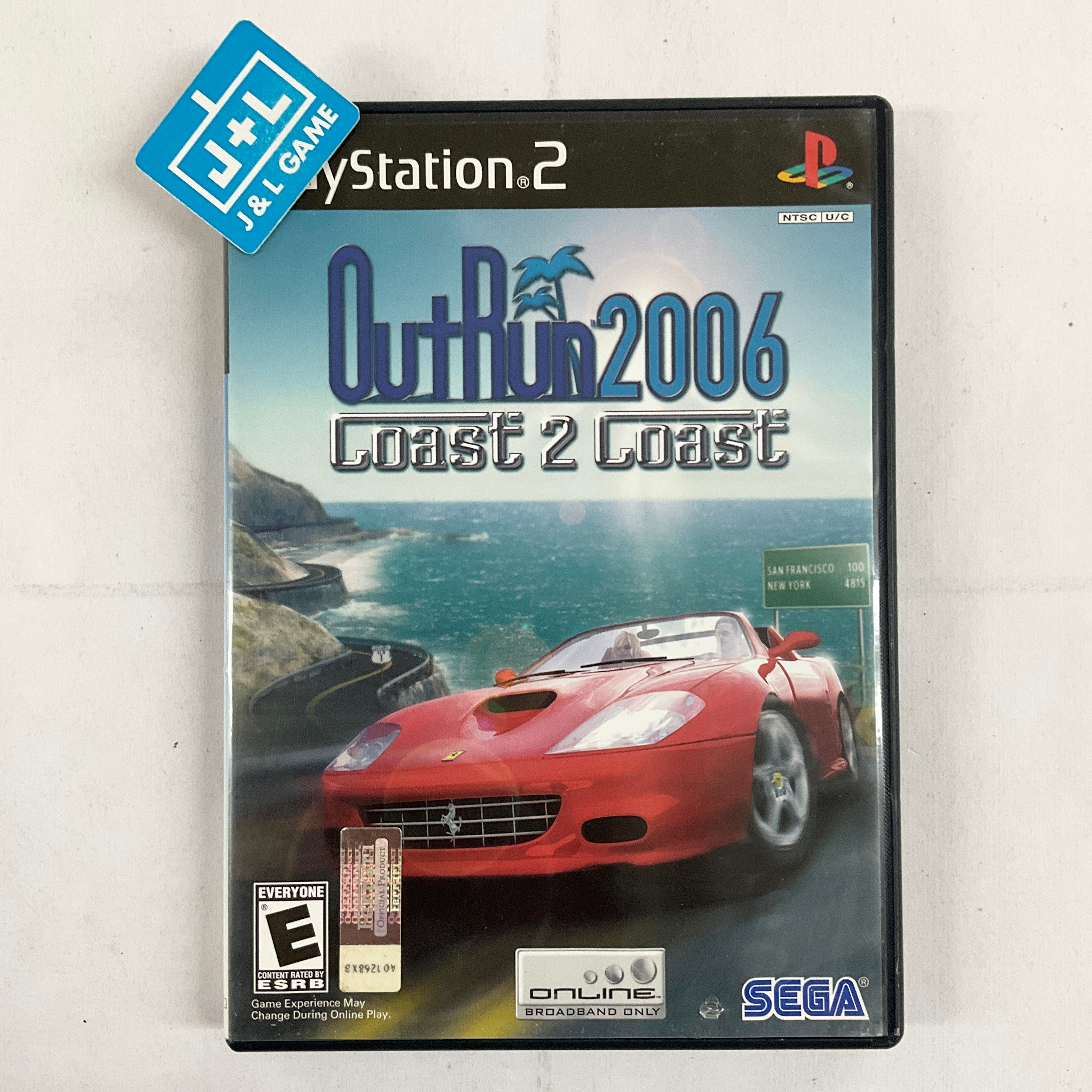 OutRun 2006: Coast 2 Coast - (PS2) Playstation 2 [Pre-Owned] Video Games Sega   
