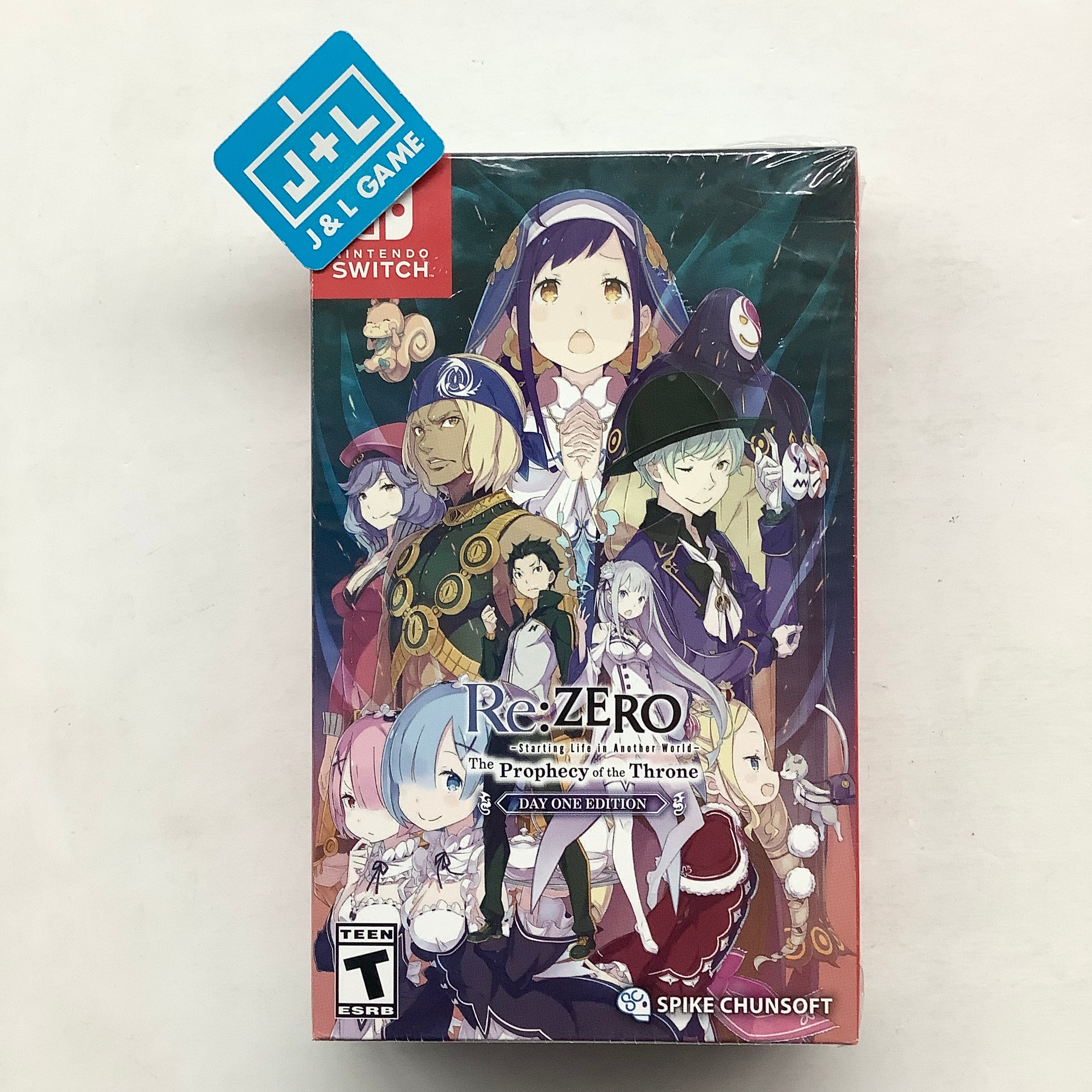 Re:ZERO – The Prophecy of the Throne Day One Edition – (NSW) Nintendo Switch Video Games Spike Chunsoft   