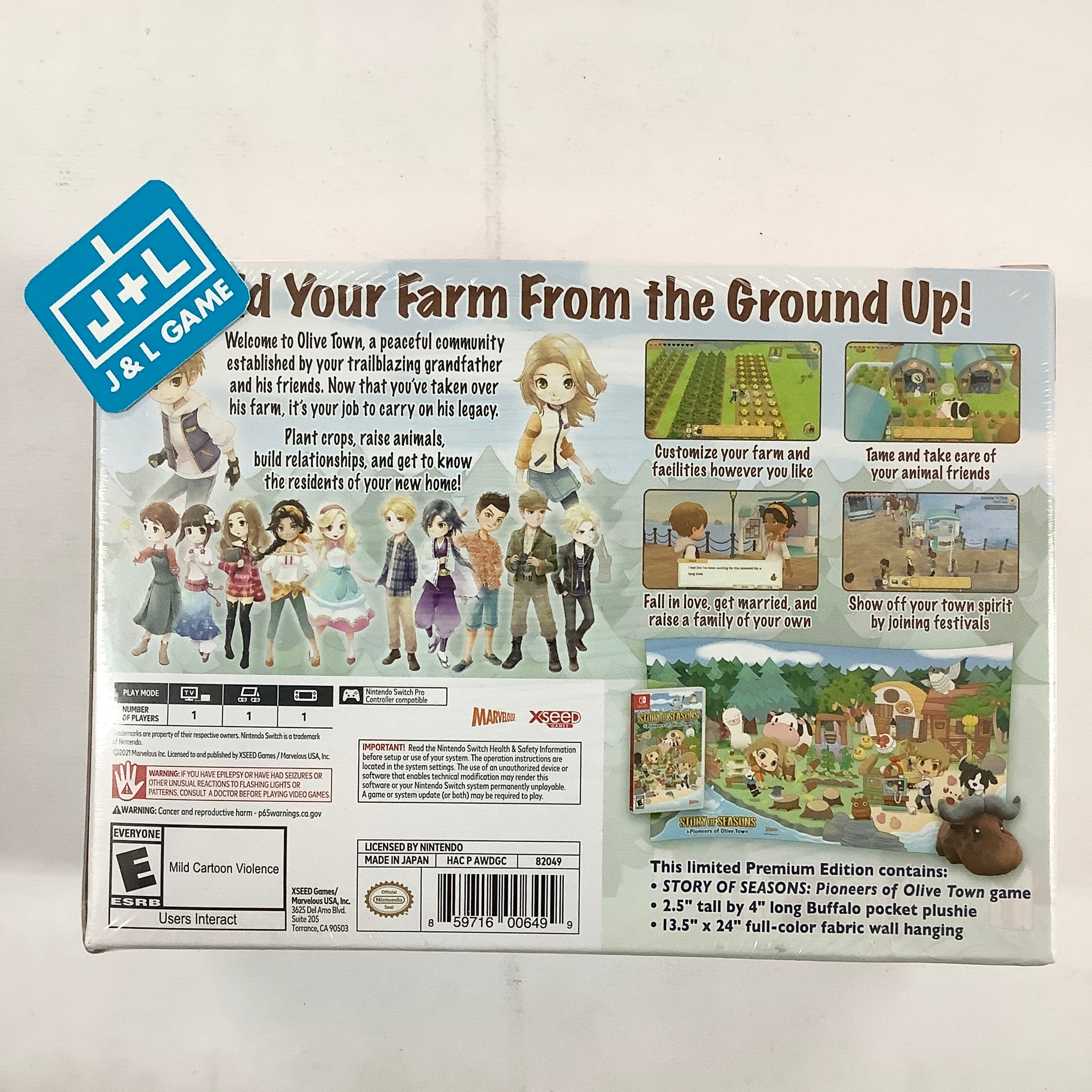 Story of Seasons: Pioneers of Olive Town (Premium Edition) - (NSW) Nintendo Switch Video Games XSEED Games   