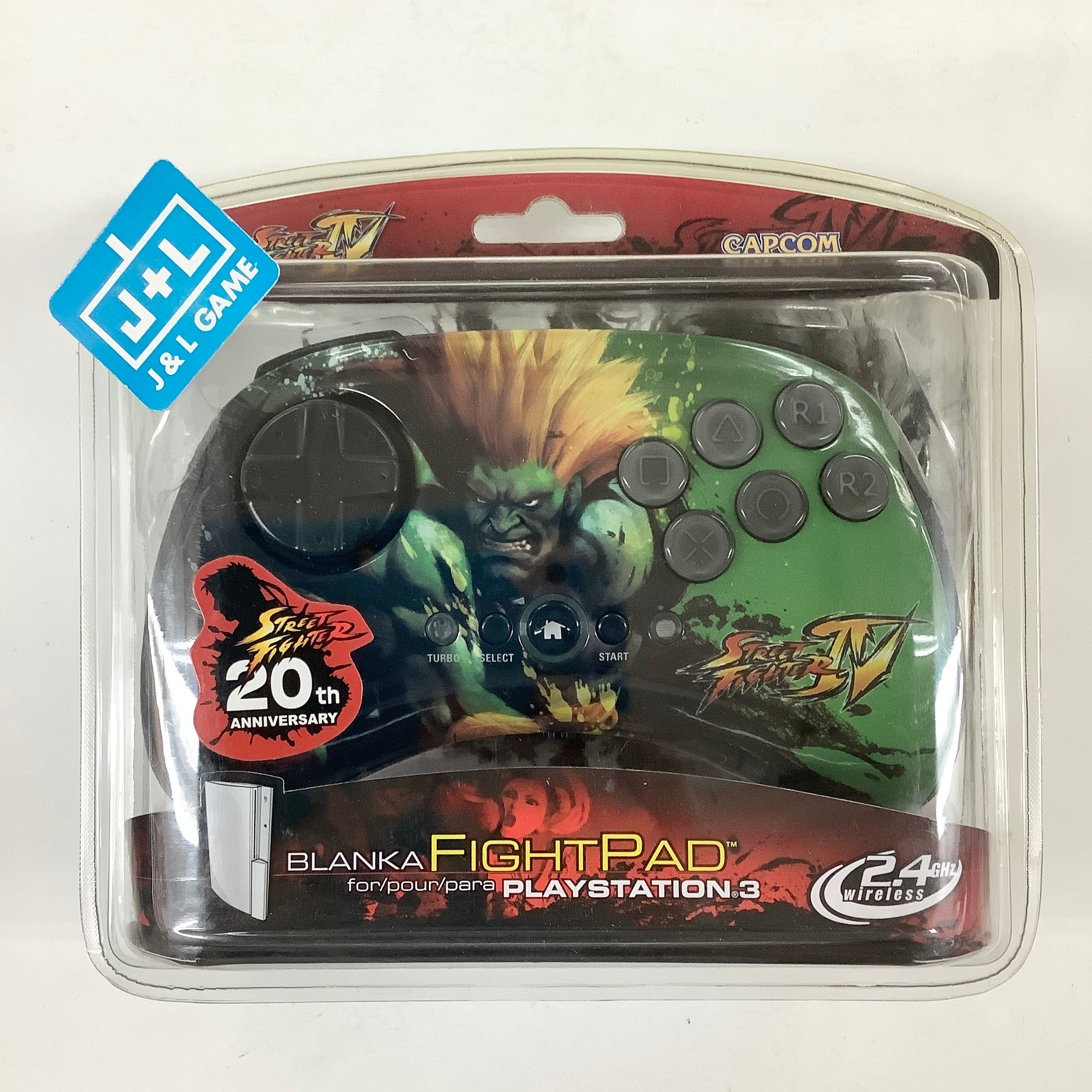 Mad Catz Playstation 3 Street Fighter IV Wireless FightPad (Blanka) - (PS3) Playstation 3 Accessories Mad Catz