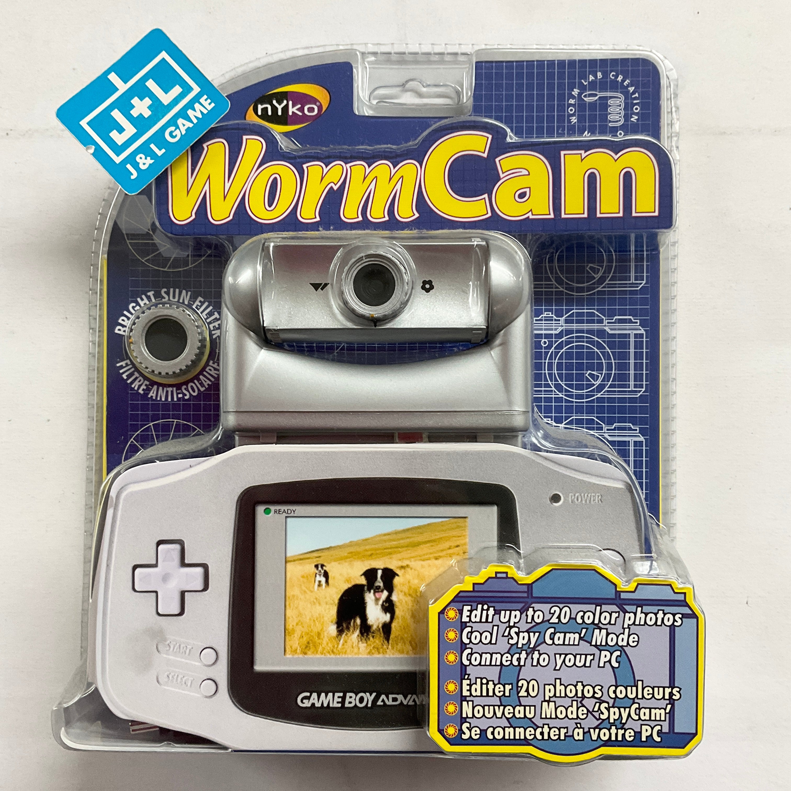 Nyko Nintendo Worm Cam (GBA) Game Boy Advance J&L Game