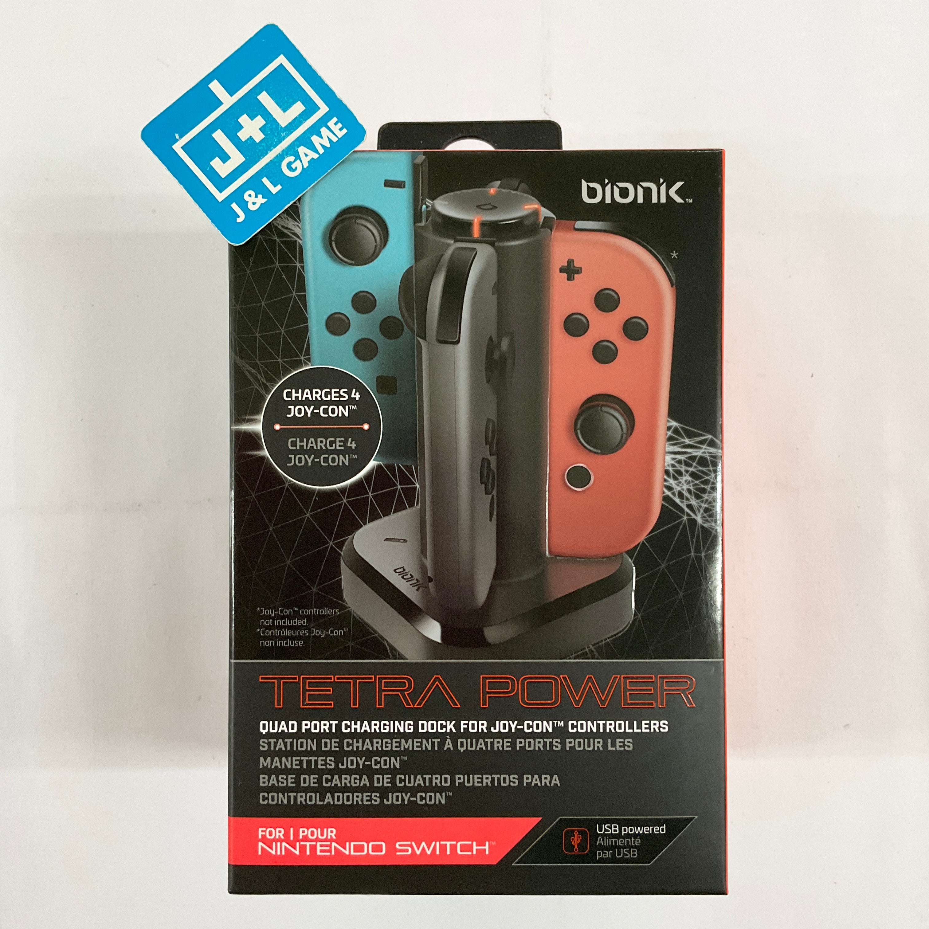 Bionik Tetra Power Joy-Con Charging Dock - (NSW) Nintendo Switch Accessories Bionik
