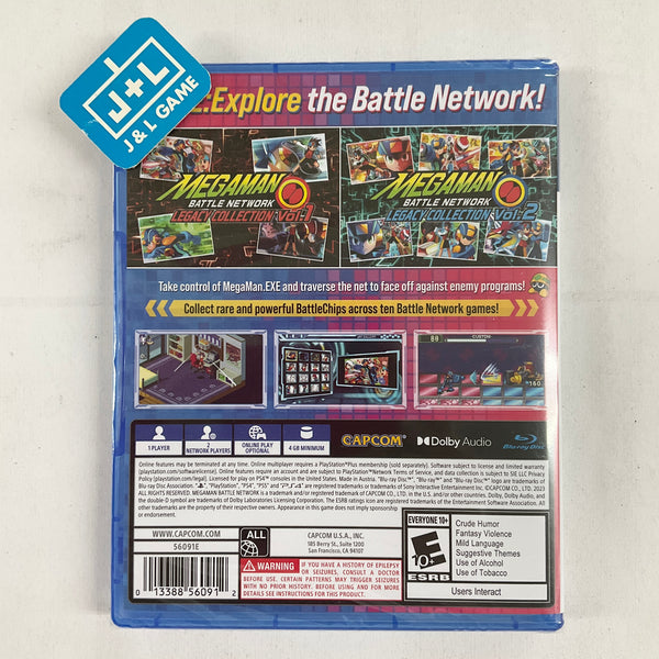  Mega Man Battle Network Legacy Collection - Switch : Capcom U S  A Inc: Video Games