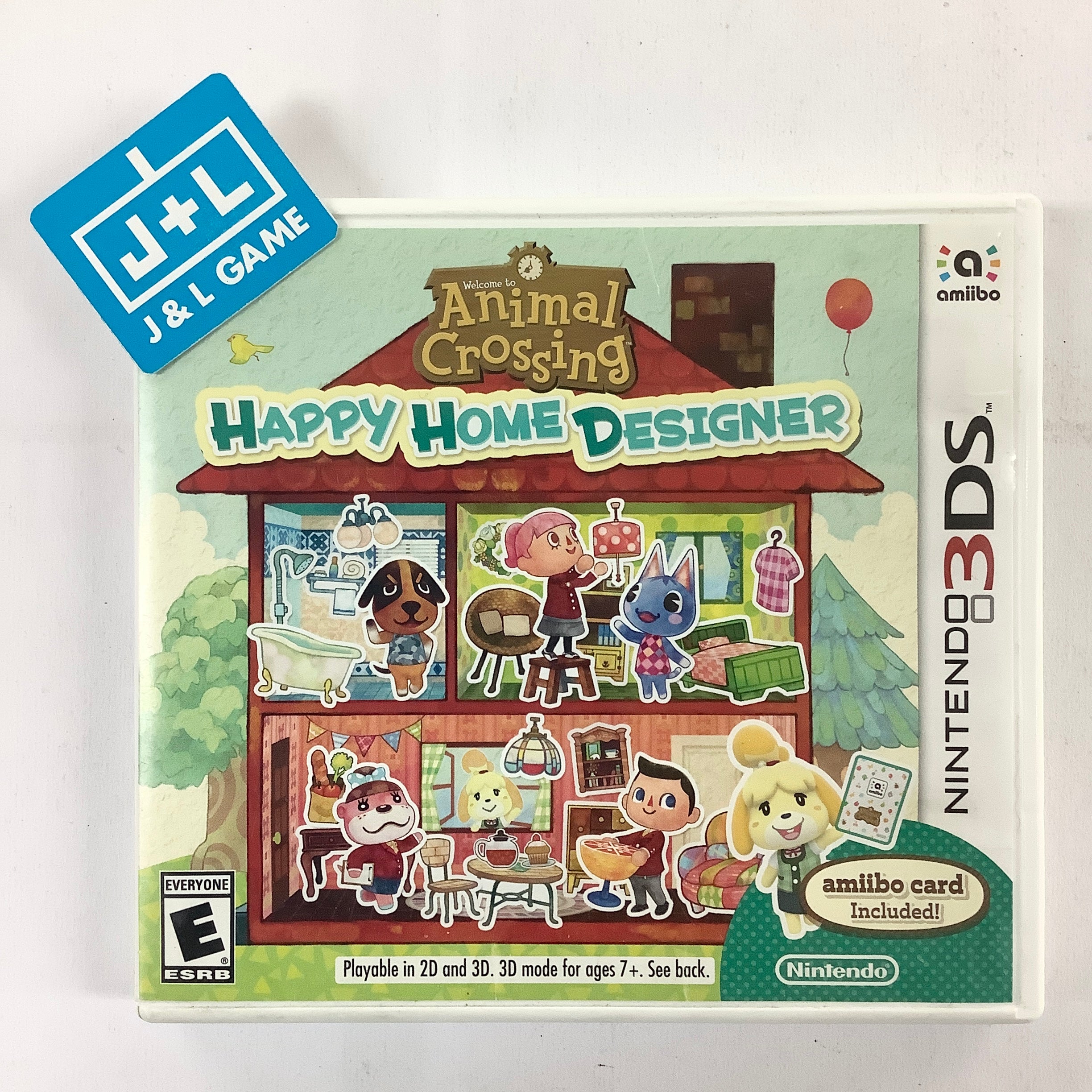 Animal Crossing: Happy Home Designer - Nintendo 3DS [Pre-Owned] Video Games Nintendo   