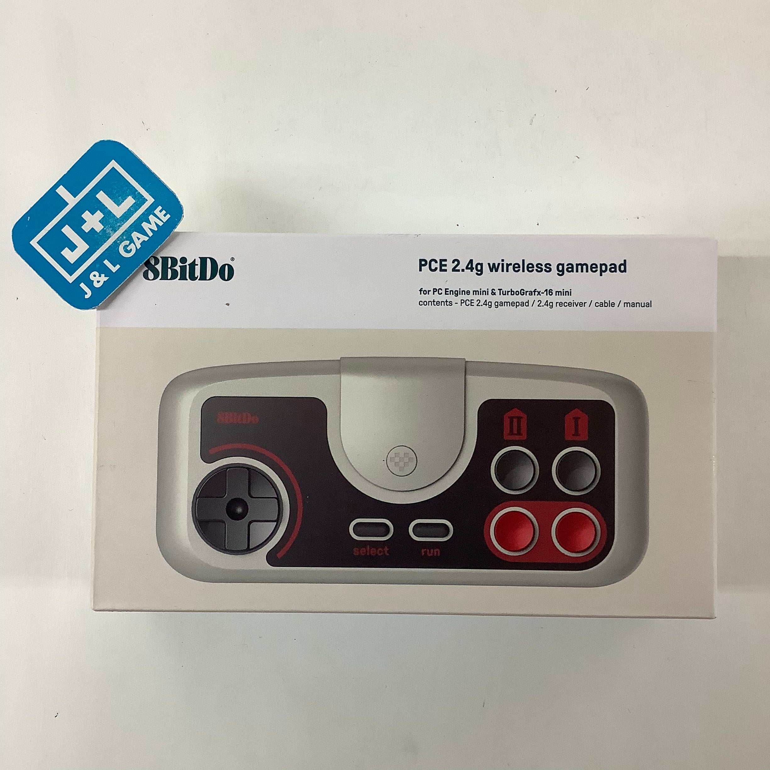 8Bitdo 2.4G Wireless Gamepad (PCE Edition) - (TG16) TurboGrafx 16 Mini & (PCE) PC Engine Mini Accessories 8Bitdo   