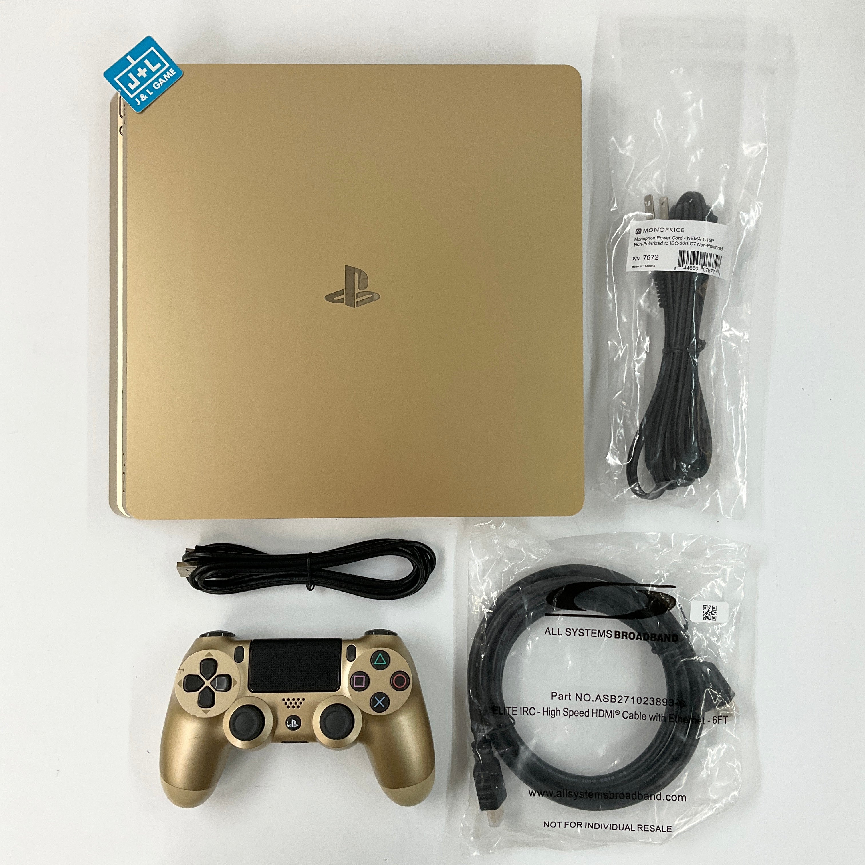 SONY PlayStation 4 Slim 1TB Gold Console - (PS4) Playstation 4