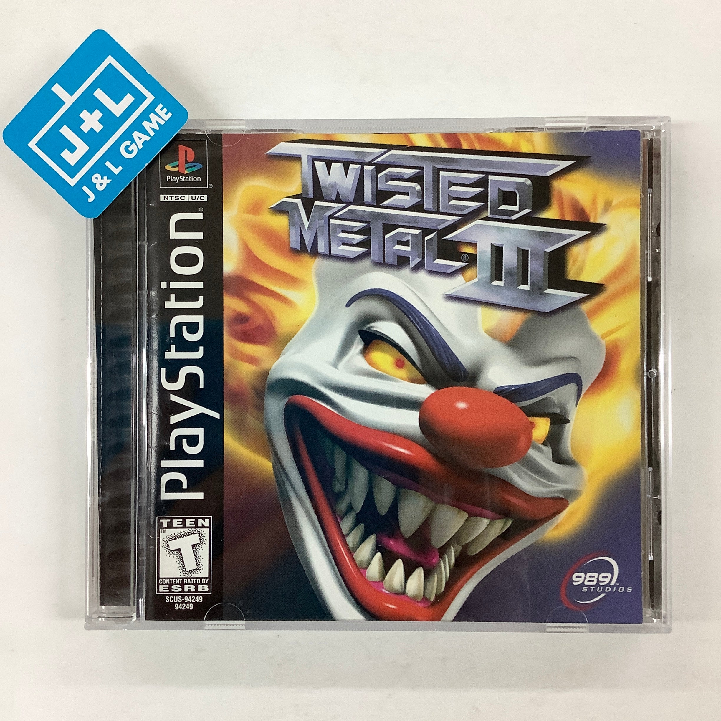 Twisted Metal III - (PS1) PlayStation 1 [Pre-Owned] Video Games 989 Studios   
