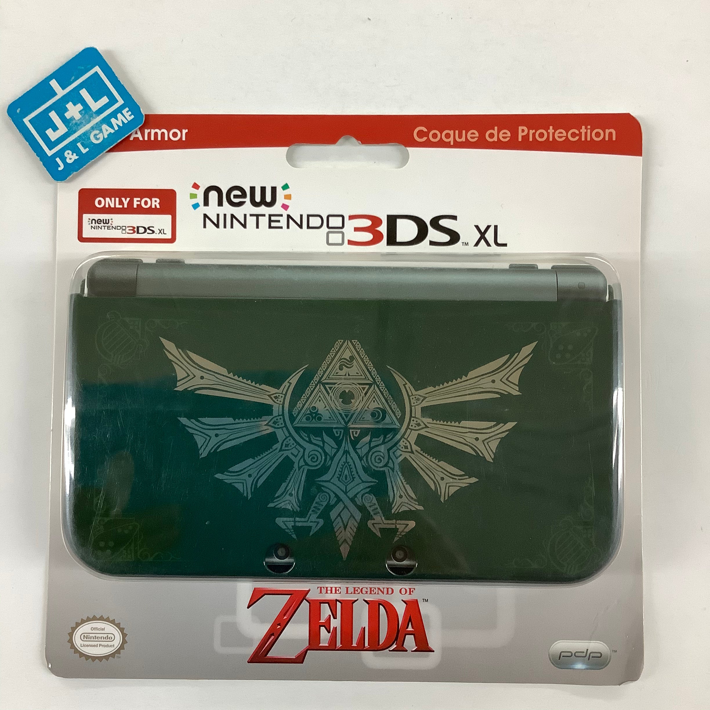 PDP New Nintendo 3DS XL Clip Armor (Zelda) - Nintendo 3DS Accessories PDP