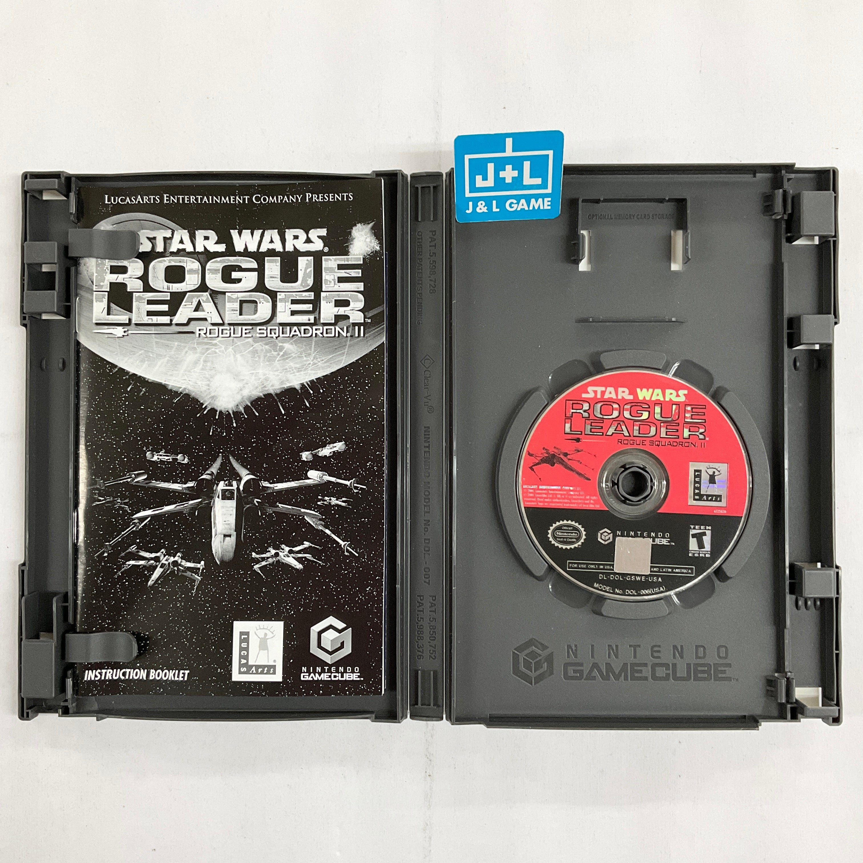 Star Wars Rogue Squadron II: Rogue Leader (Player's Choice) - (GC) GameCube [Pre-Owned] Video Games LucasArts   