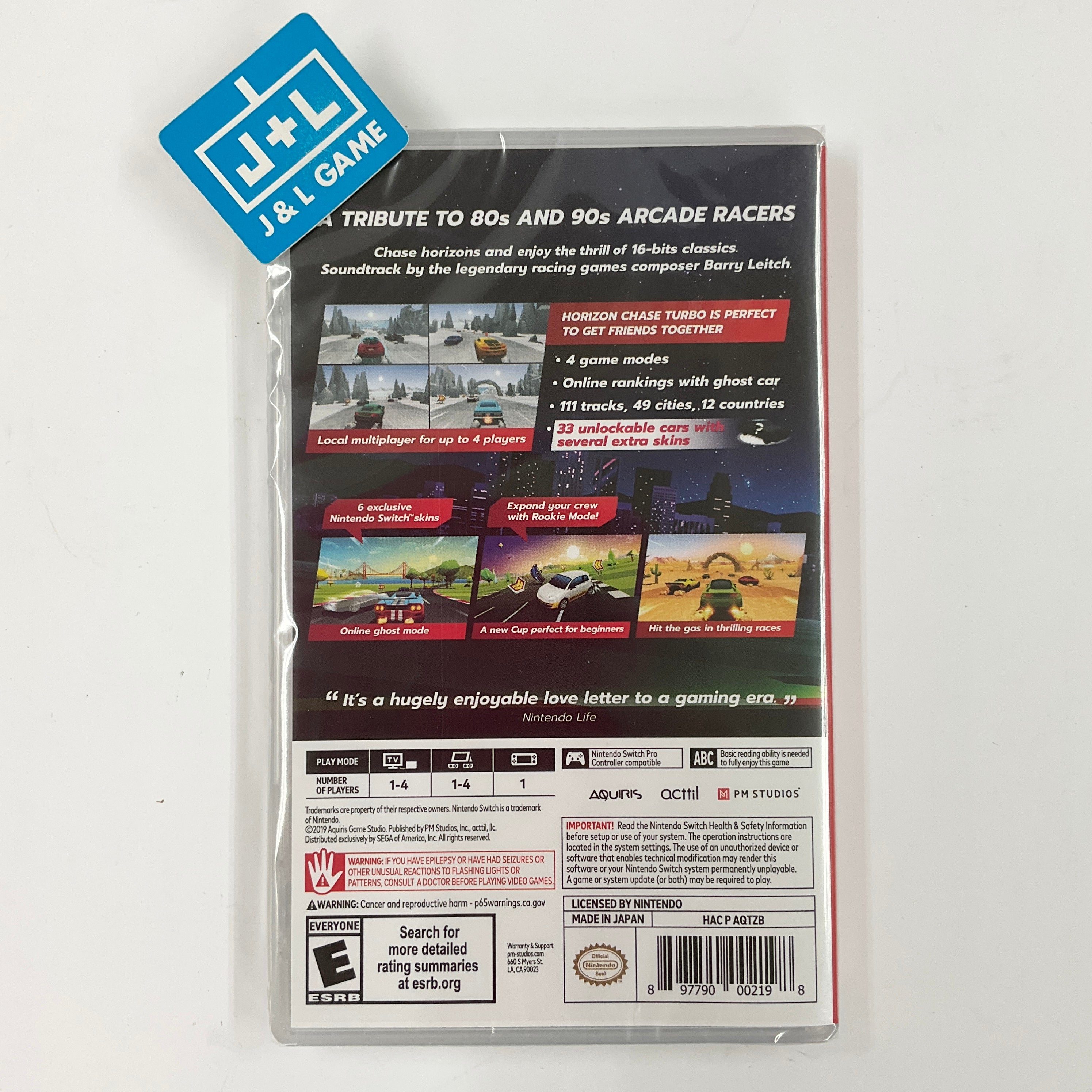 Horizon Chase Turbo (Night Cover) - (NSW) Nintendo Switch Video Games PM Studios   