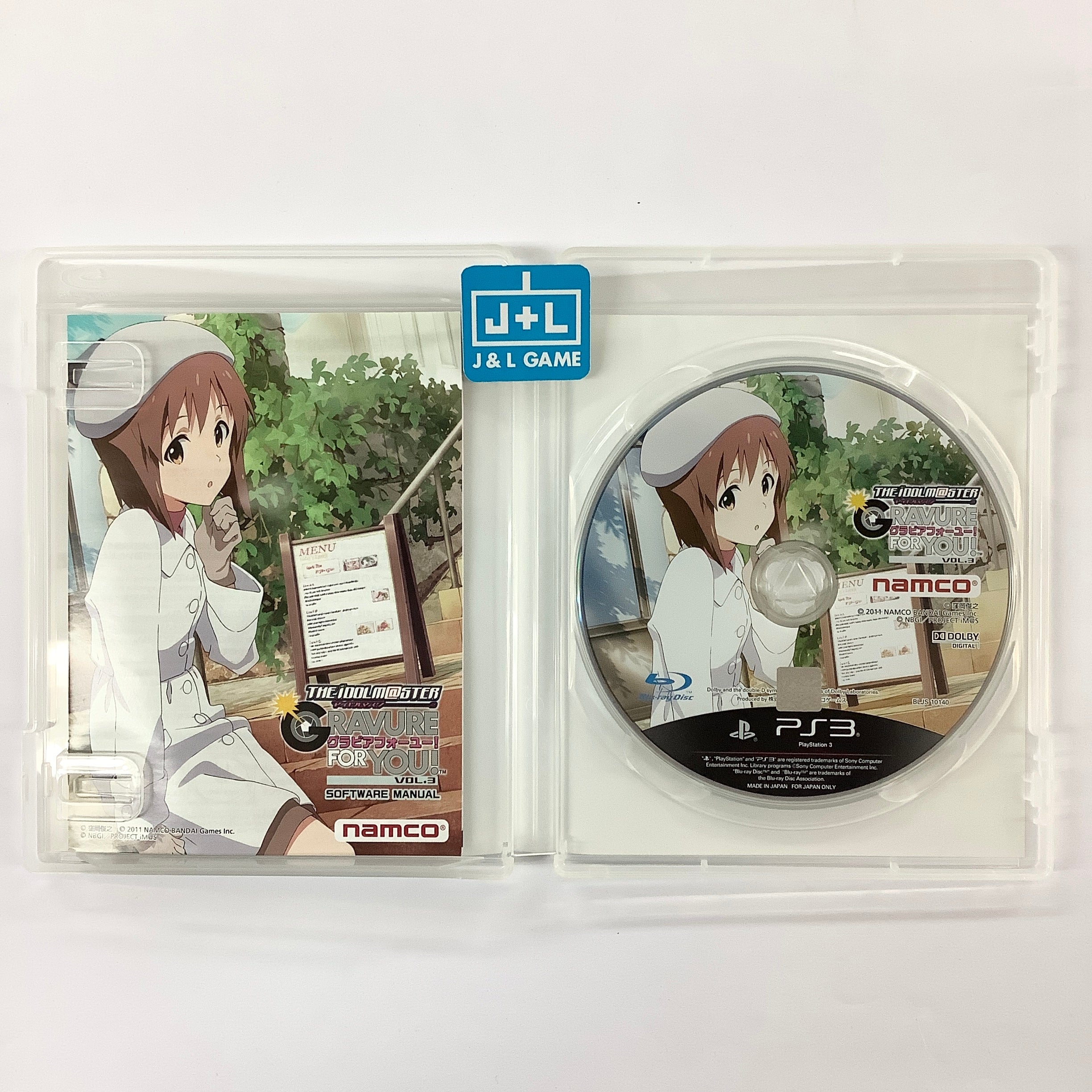 The Idolm@ster: Gravure For You! Vol. 3 - (PS3) PlayStation 3 [Pre-Owned] (Japanese Import) Video Games Bandai Namco Games   