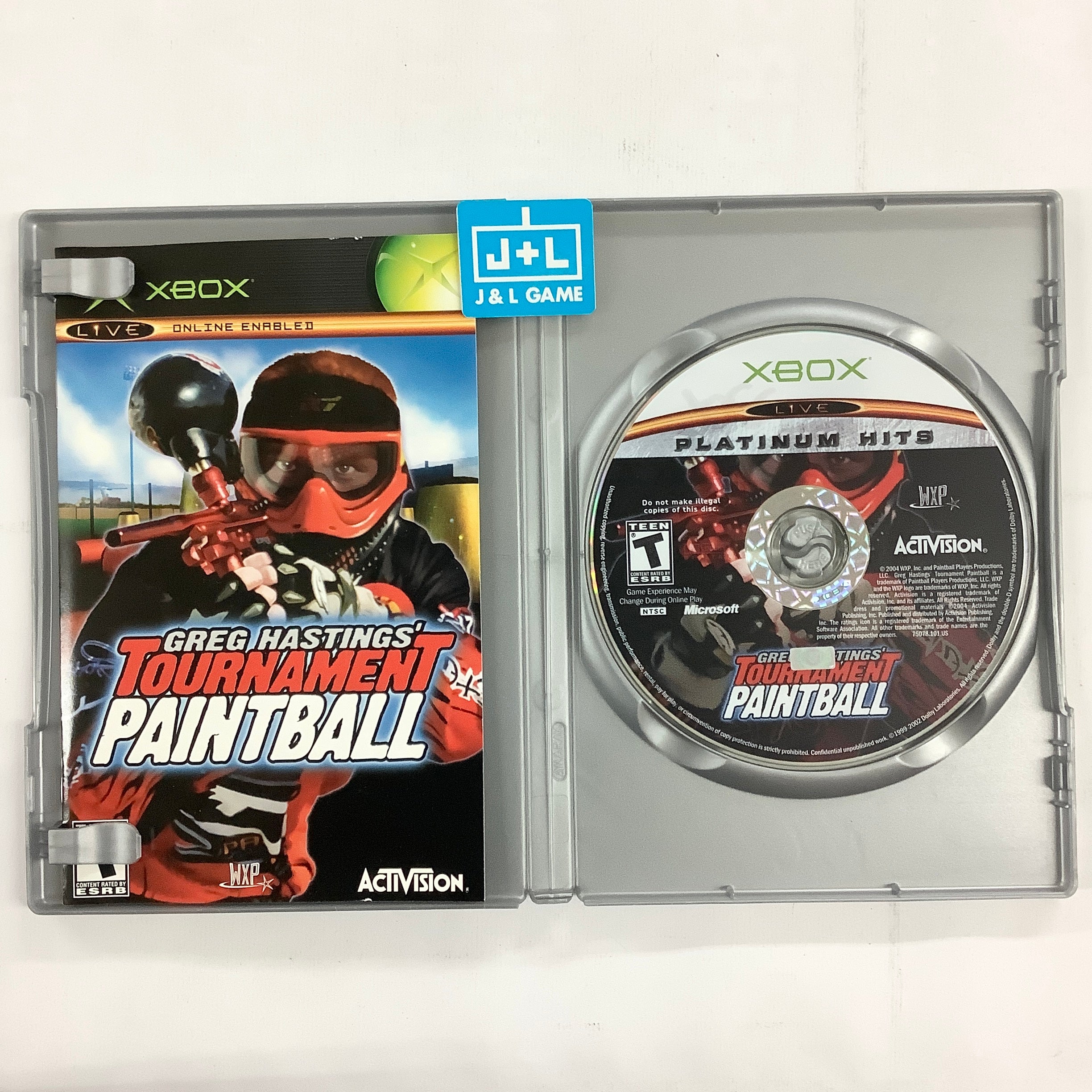 Greg Hastings' Tournament Paintball (Platinum Hits) - (XB) Xbox [Pre-Owned] Video Games Activision   