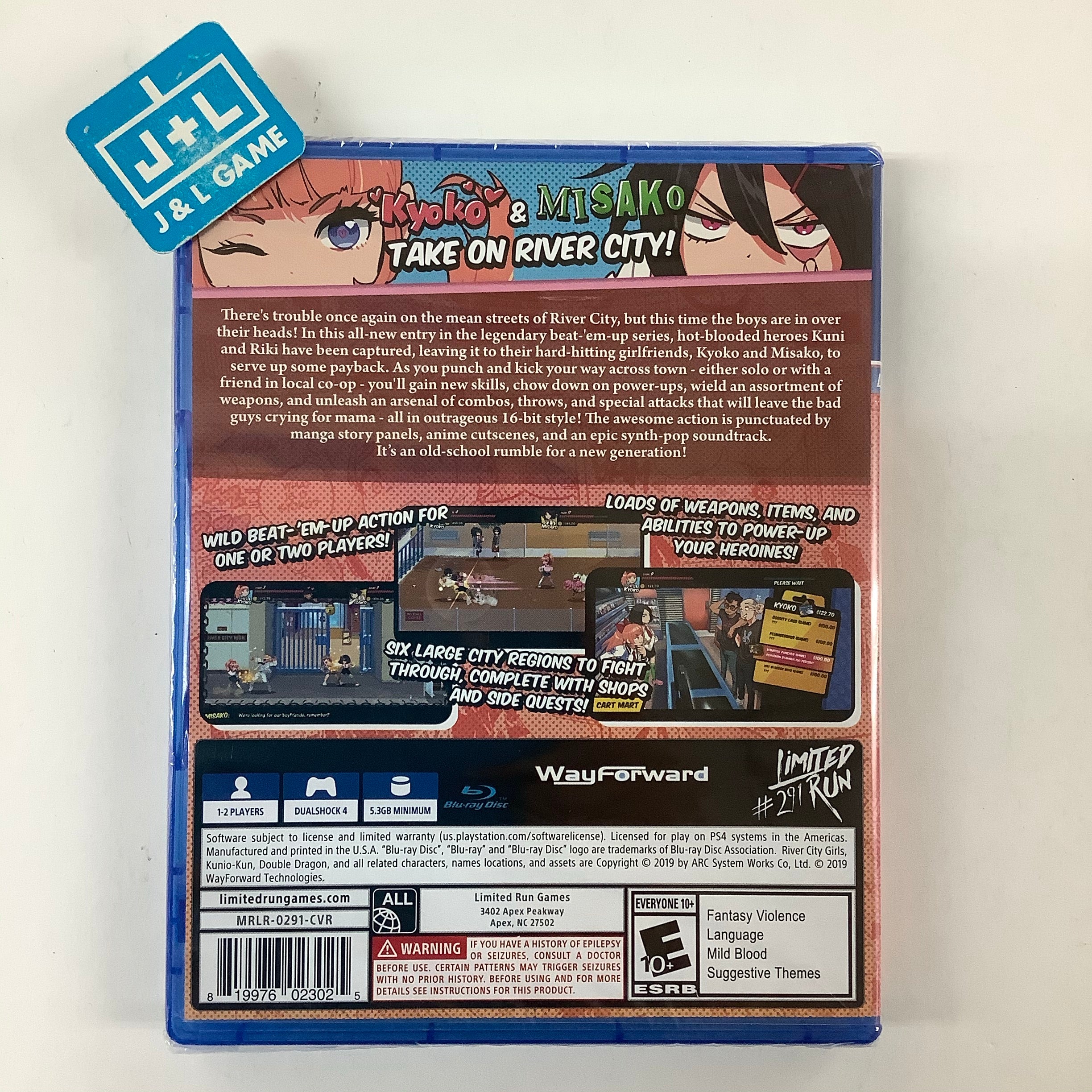 River City Girls (Limited Run #291) - (PS4) PlayStation 4 Video Games Limited Run Games   