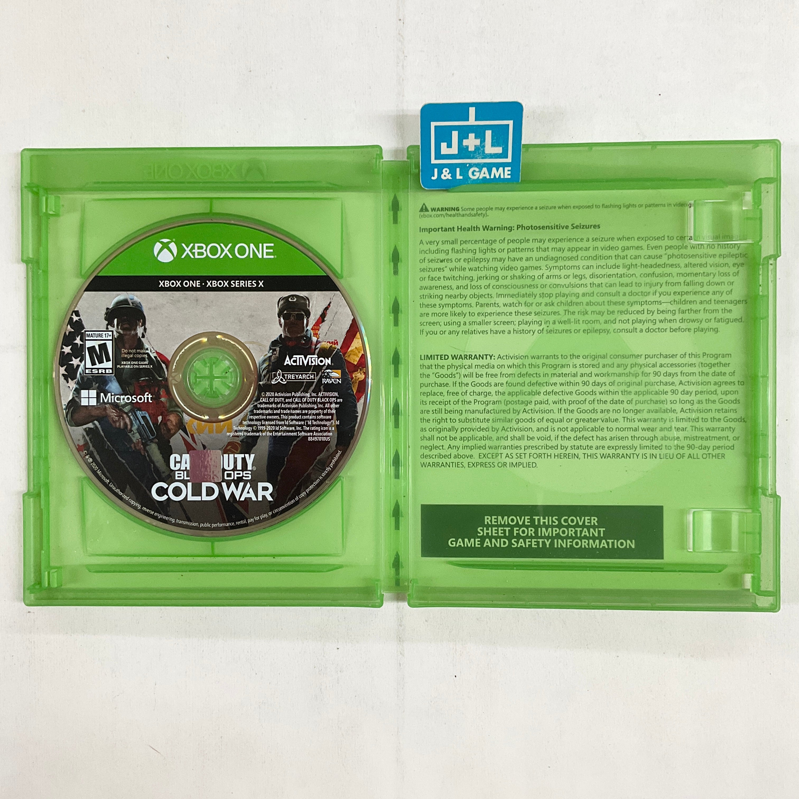 Call of Duty: Black Ops Cold War - (XB1) Xbox One [Pre-Owned] Video Games ACTIVISION   
