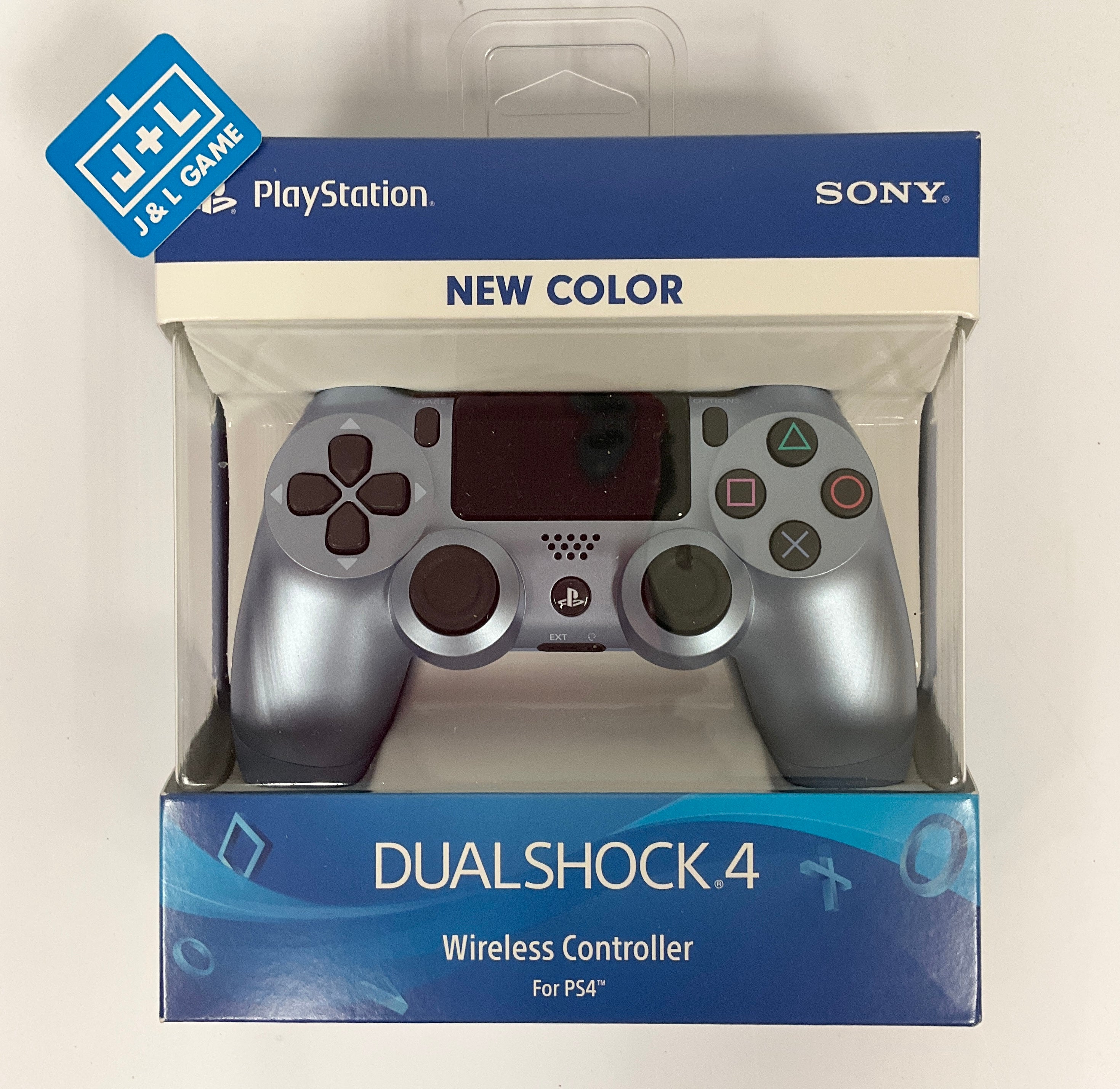 Sony DualShock Wireless Controller (Titanium Blue) (PS4) PlayStation
