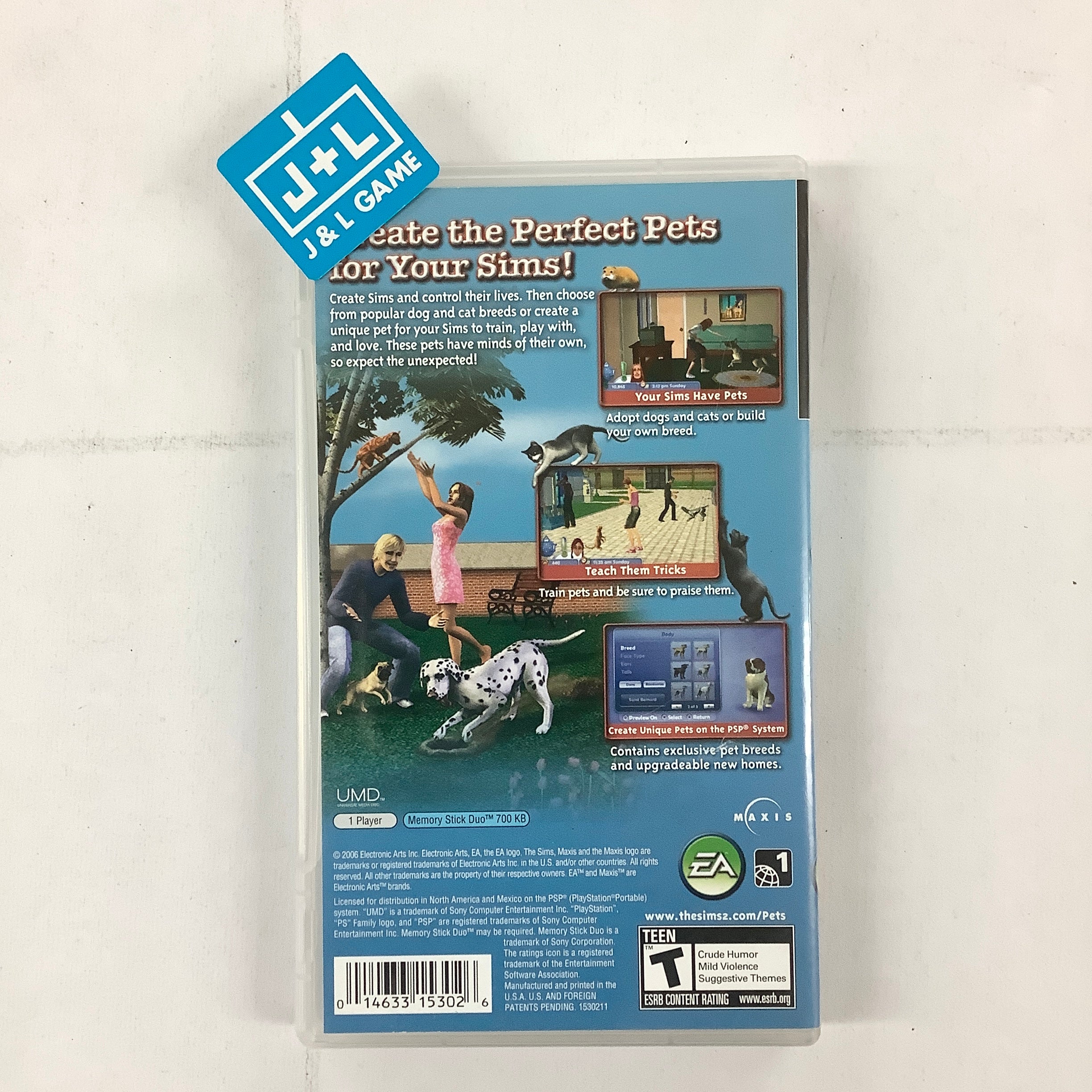 The Sims 2: Pets - Sony PSP [Pre-Owned] Video Games EA Games   
