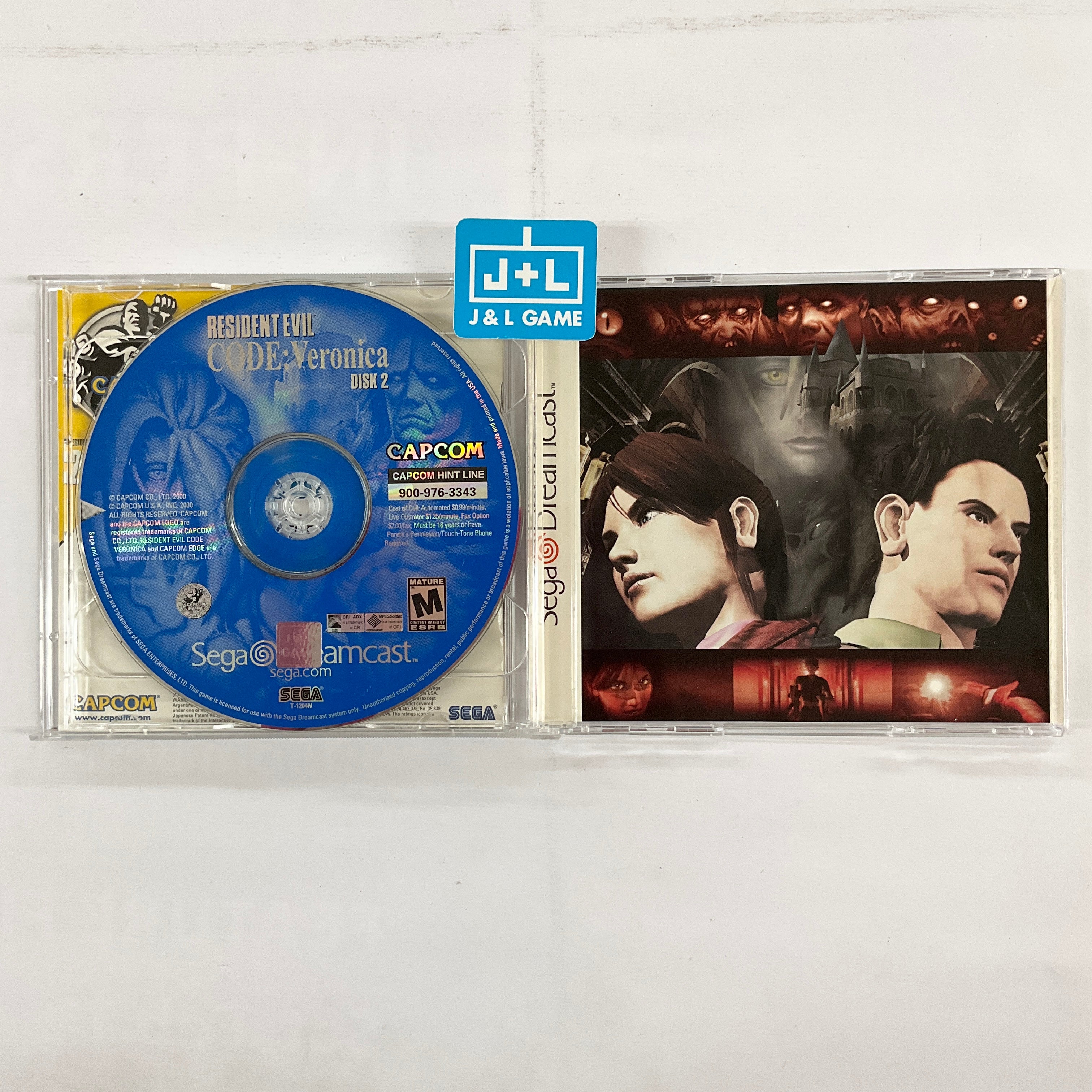 Resident Evil Code: Veronica - (DC) SEGA Dreamcast  [Pre-Owned] Video Games Capcom   