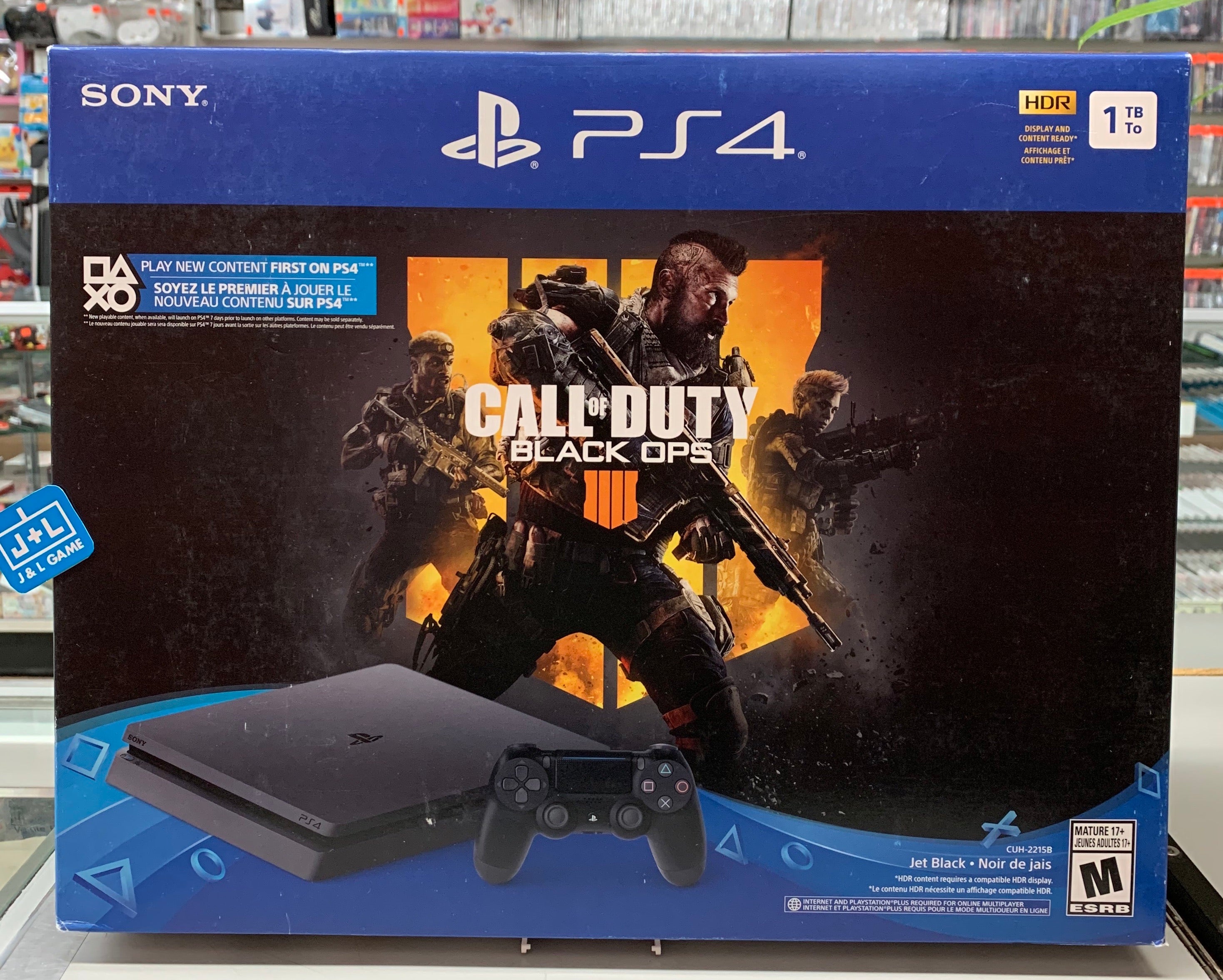 PlayStation 4 Slim 1TB Console - Call of Duty: Black Ops 4 Bundle Consoles Sony Interactive Entertainment LLC
