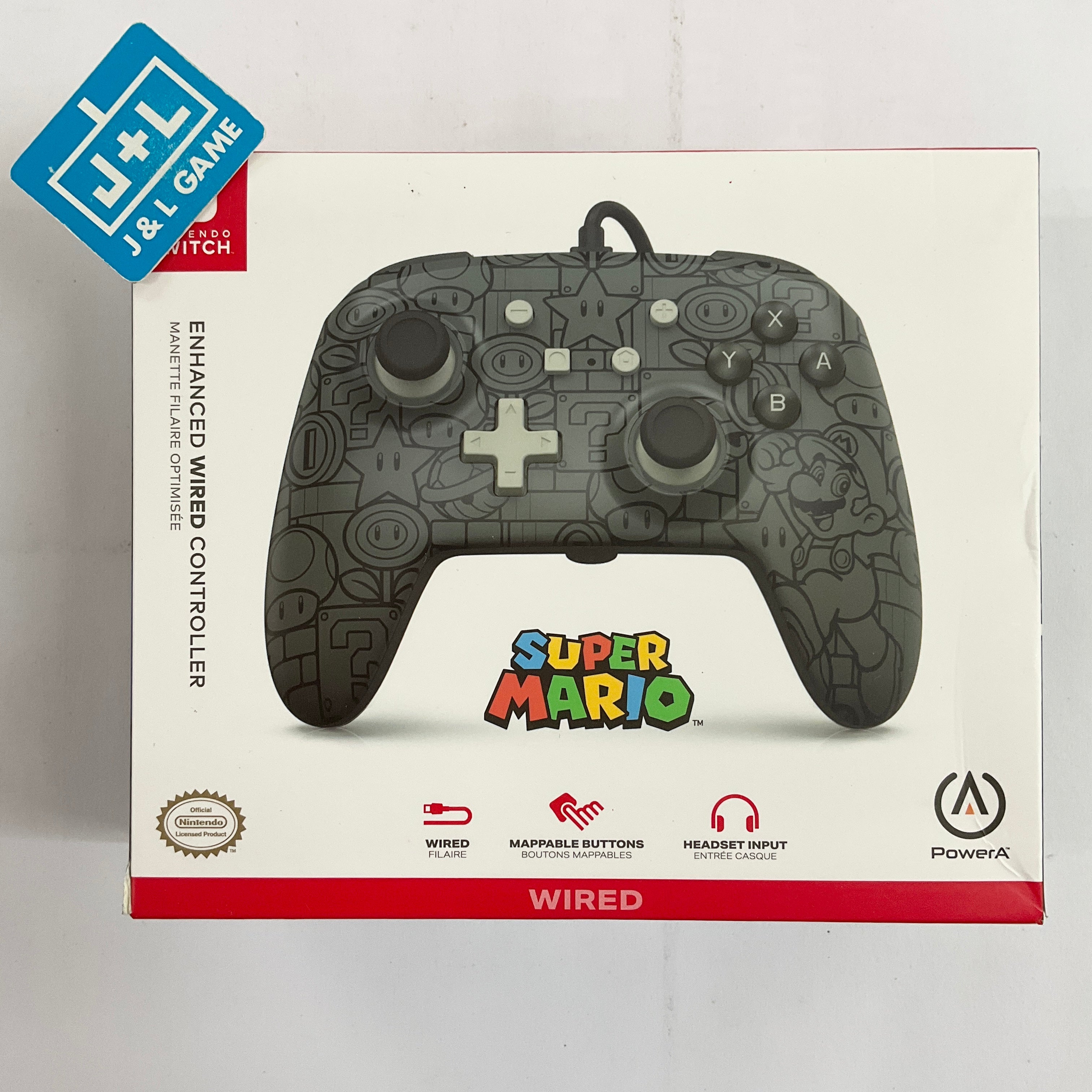 PowerA Enhanced Wired Controller (Power-Up Mario) - (NSW) Nintendo Switch Accessories PowerA