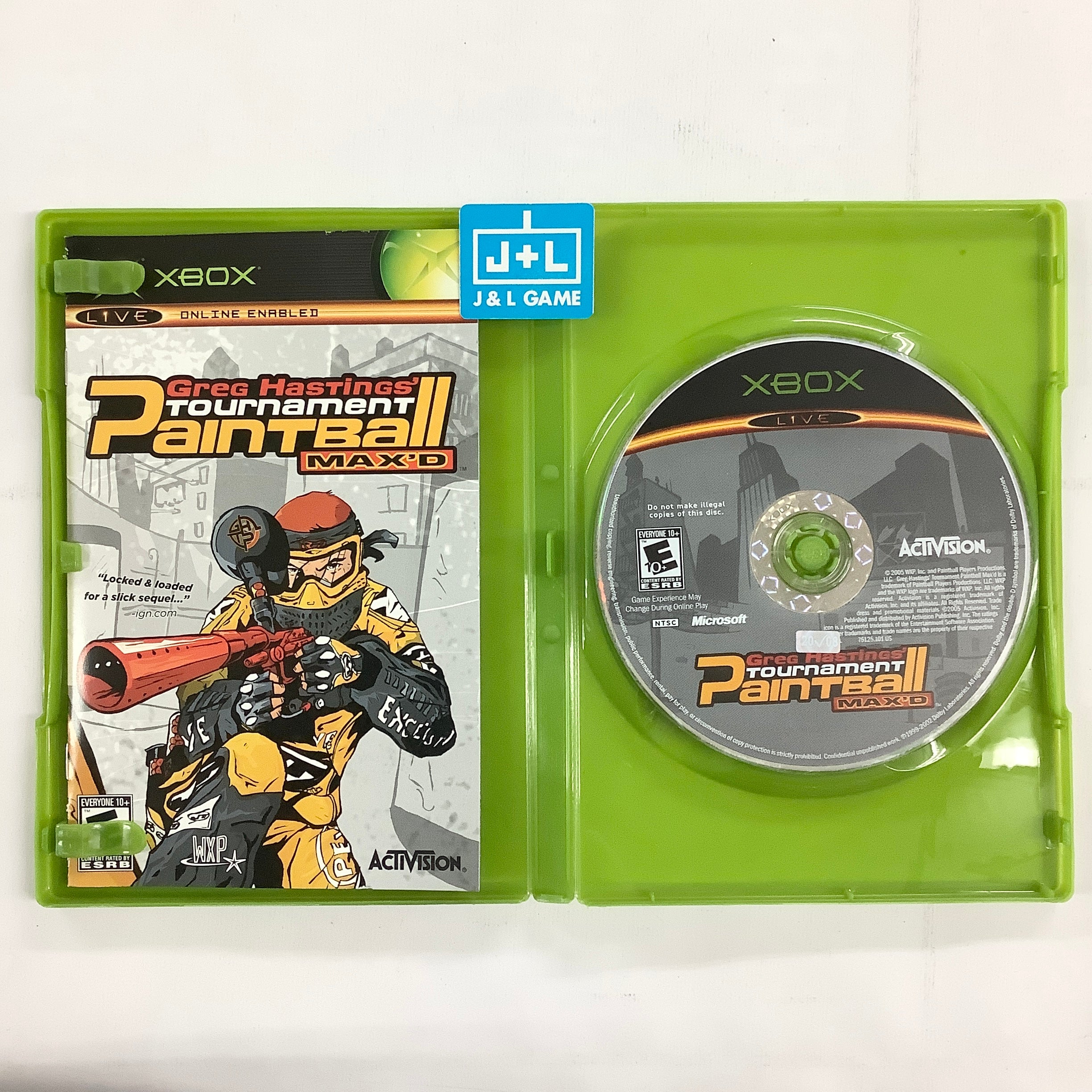 Greg Hastings' Tournament Paintball Max'd - (XB) Xbox [Pre-Owned] Video Games Activision   