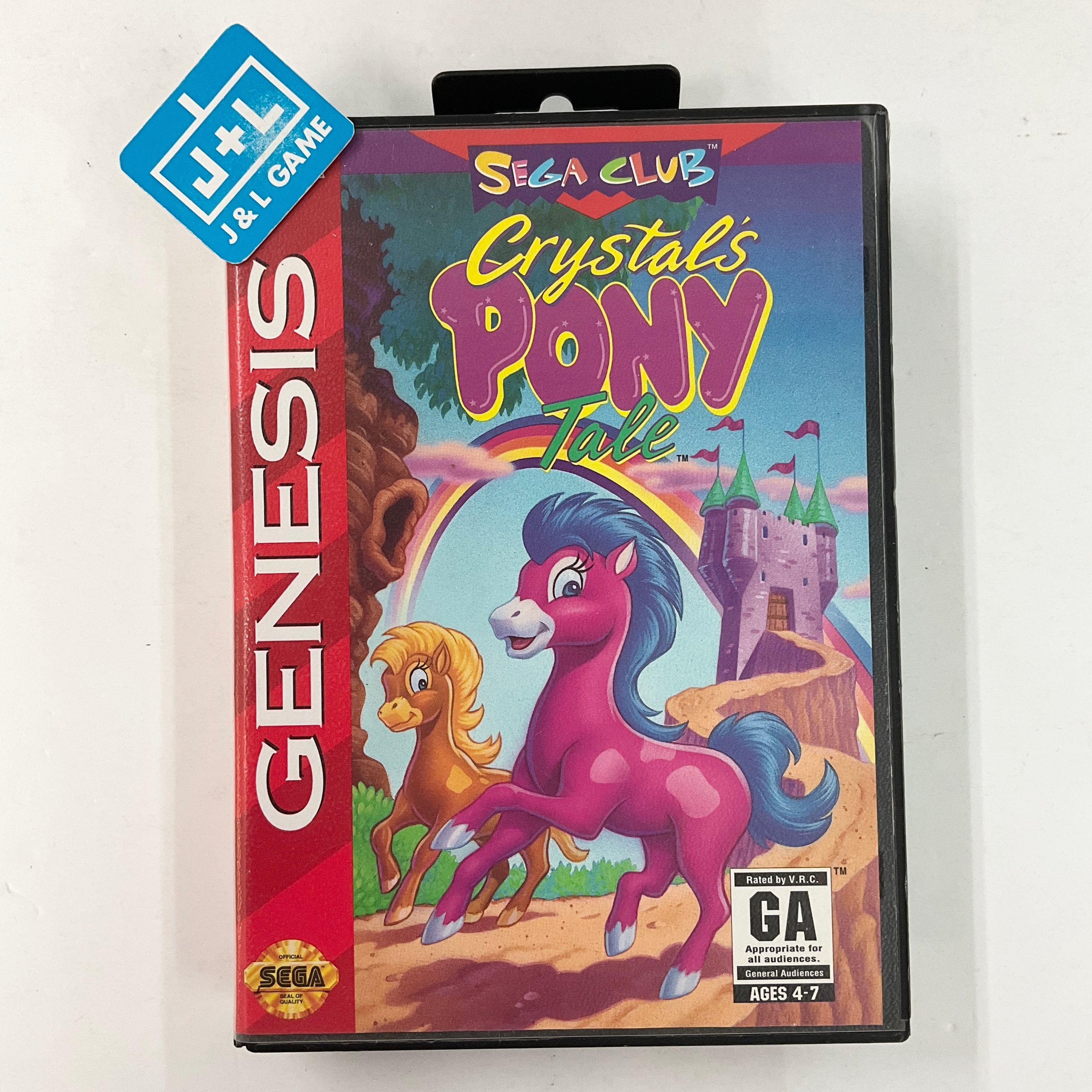 Crystal's Pony Tale - (SG) SEGA Genesis [Pre-Owned] | J&L Game
