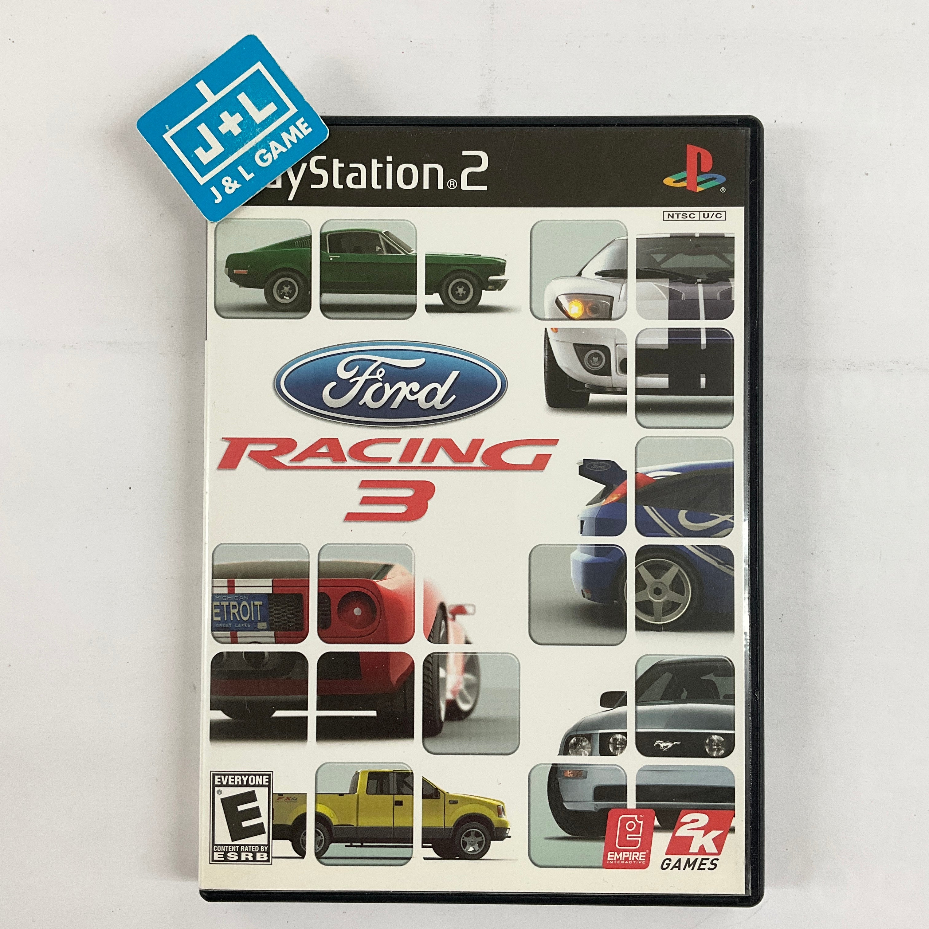 Notice Et Jaquette Ford Racing 3 Pour PS2 – Version Française (pas De Jeu)