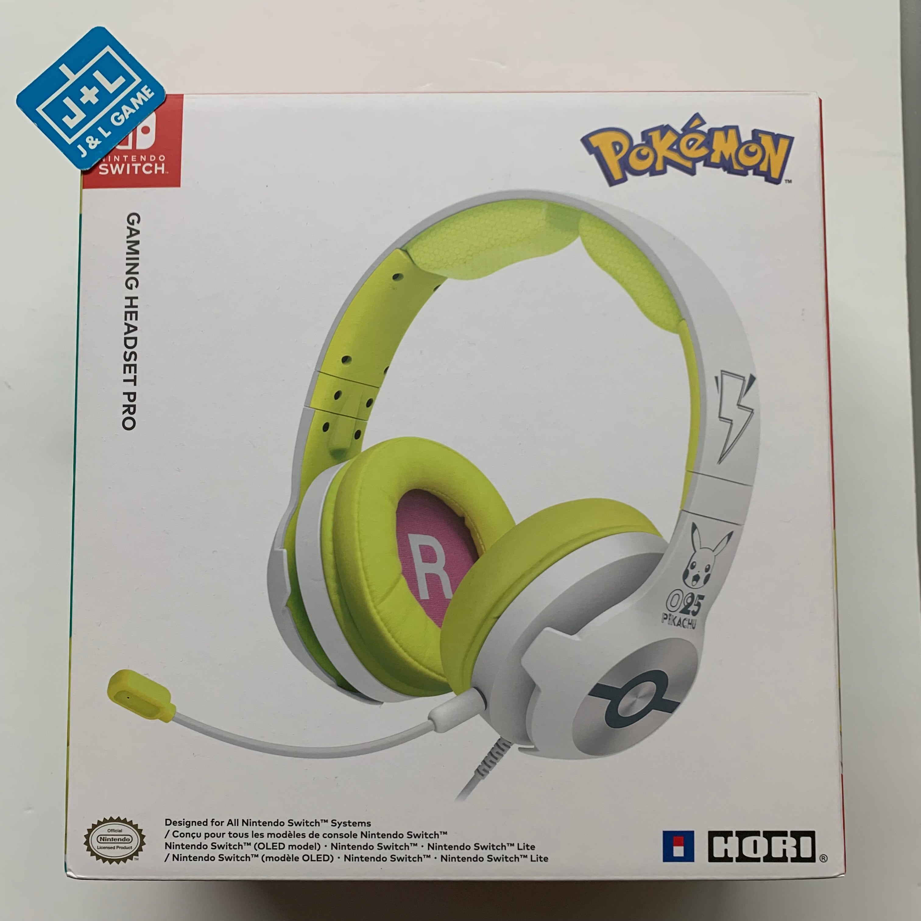 HORI Gaming Headset (Pikachu POP) - (NSW) Nintendo Switch ACCESSORIES HORI   