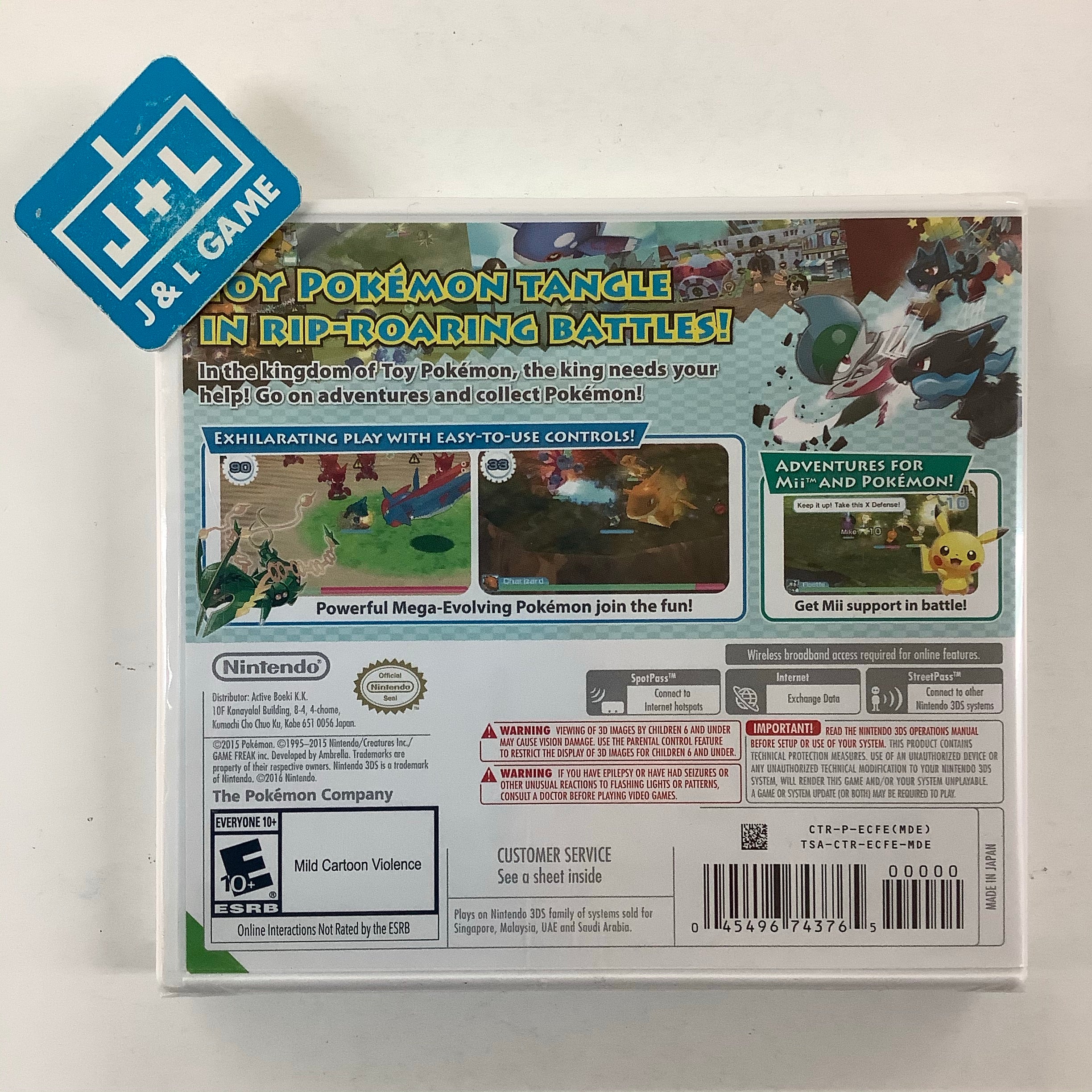 Pokemon Rumble World - Nintendo 3DS ( World Edition ) Video Games Nintendo   
