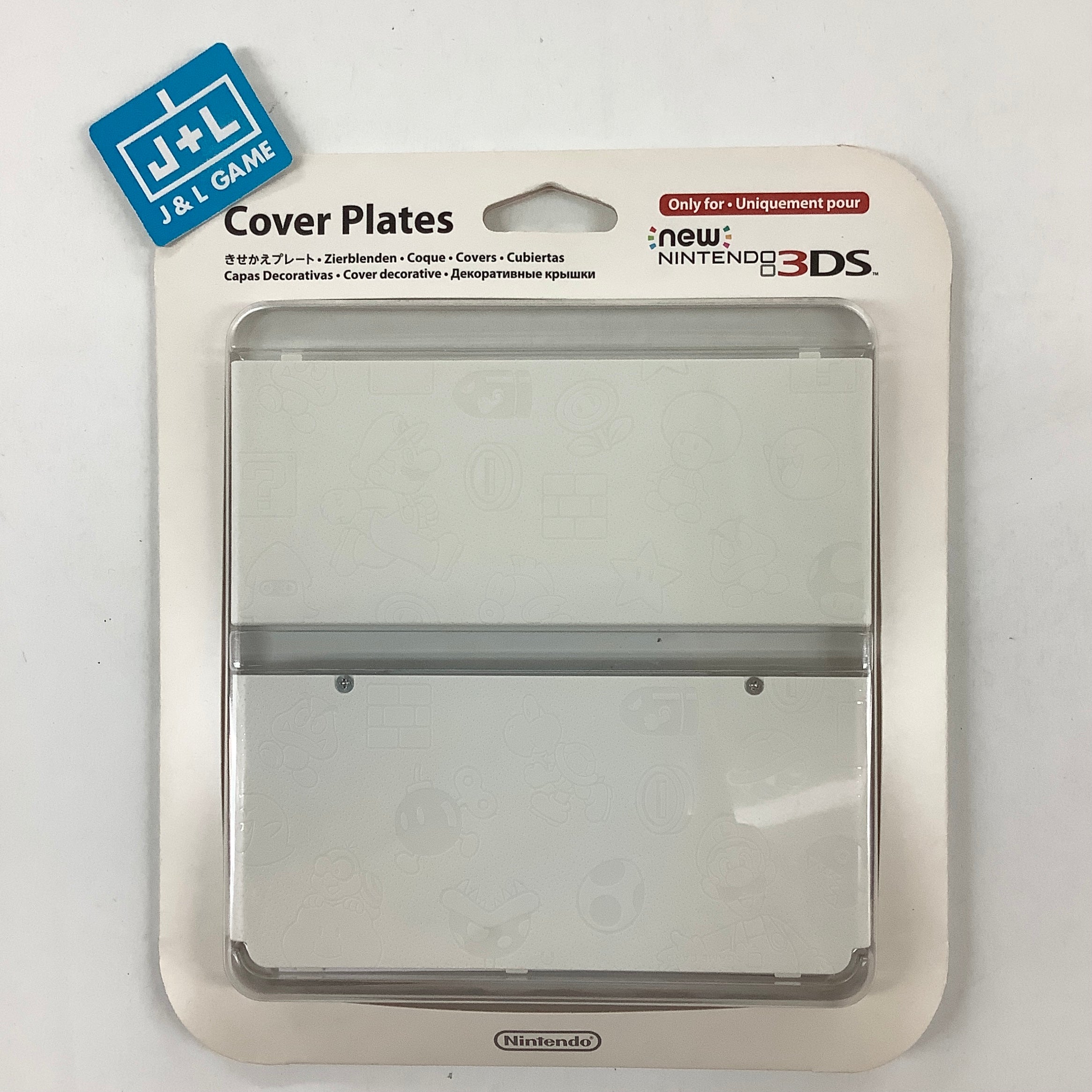 New Nintendo 3DS Cover Plates No.023 (Super Mario White) - New Nintendo 3DS (Japanese Import) Accessories Nintendo   