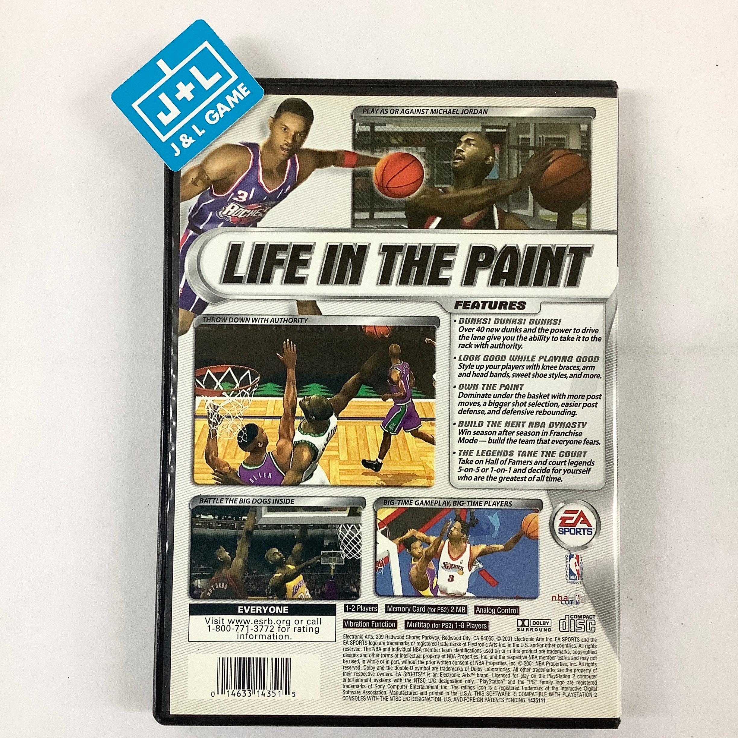 NBA Live 2002 - (PS2) PlayStation 2 [Pre-Owned] Video Games Electronic Arts   
