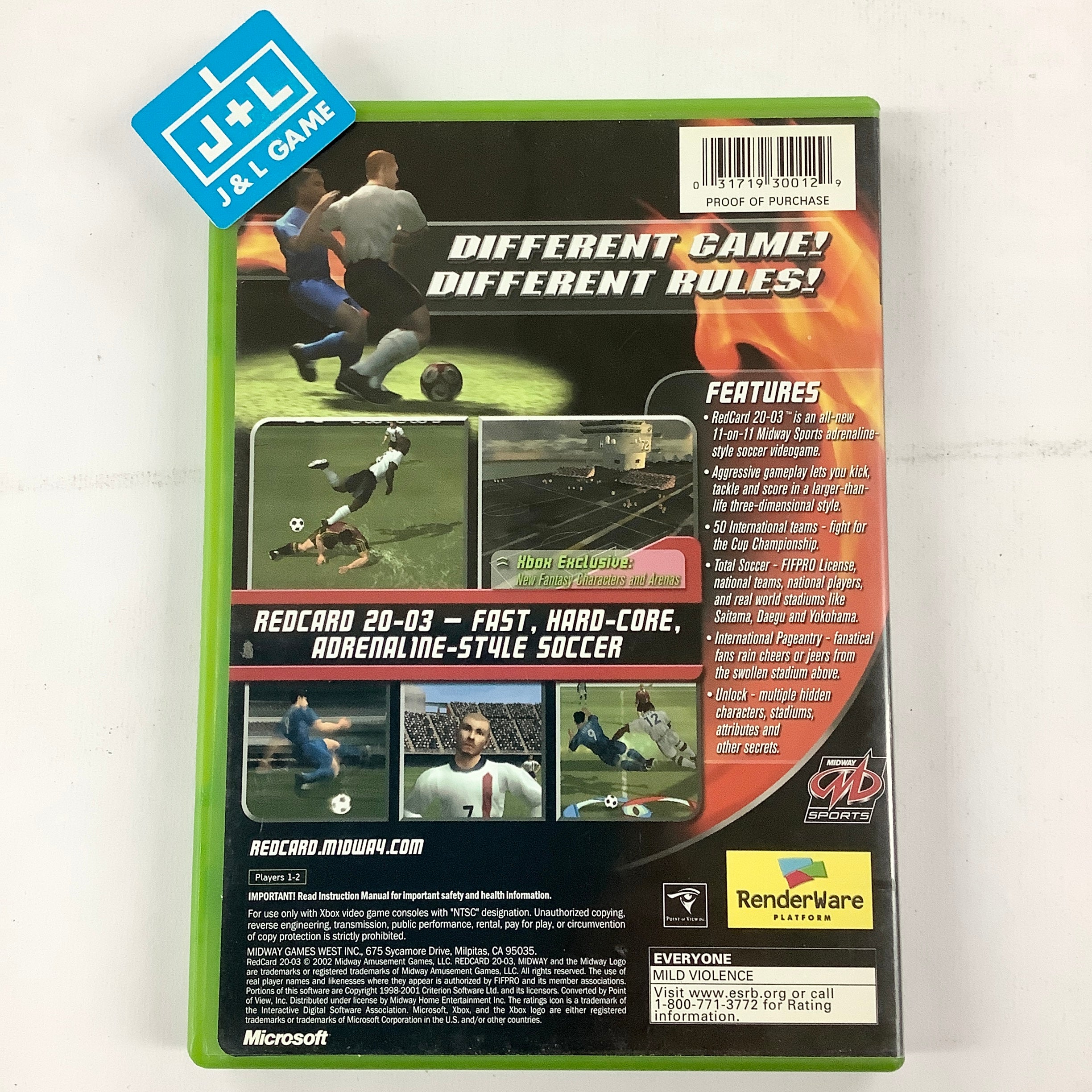 RedCard 20-03 - (XB) Xbox [Pre-Owned] Video Games Midway   