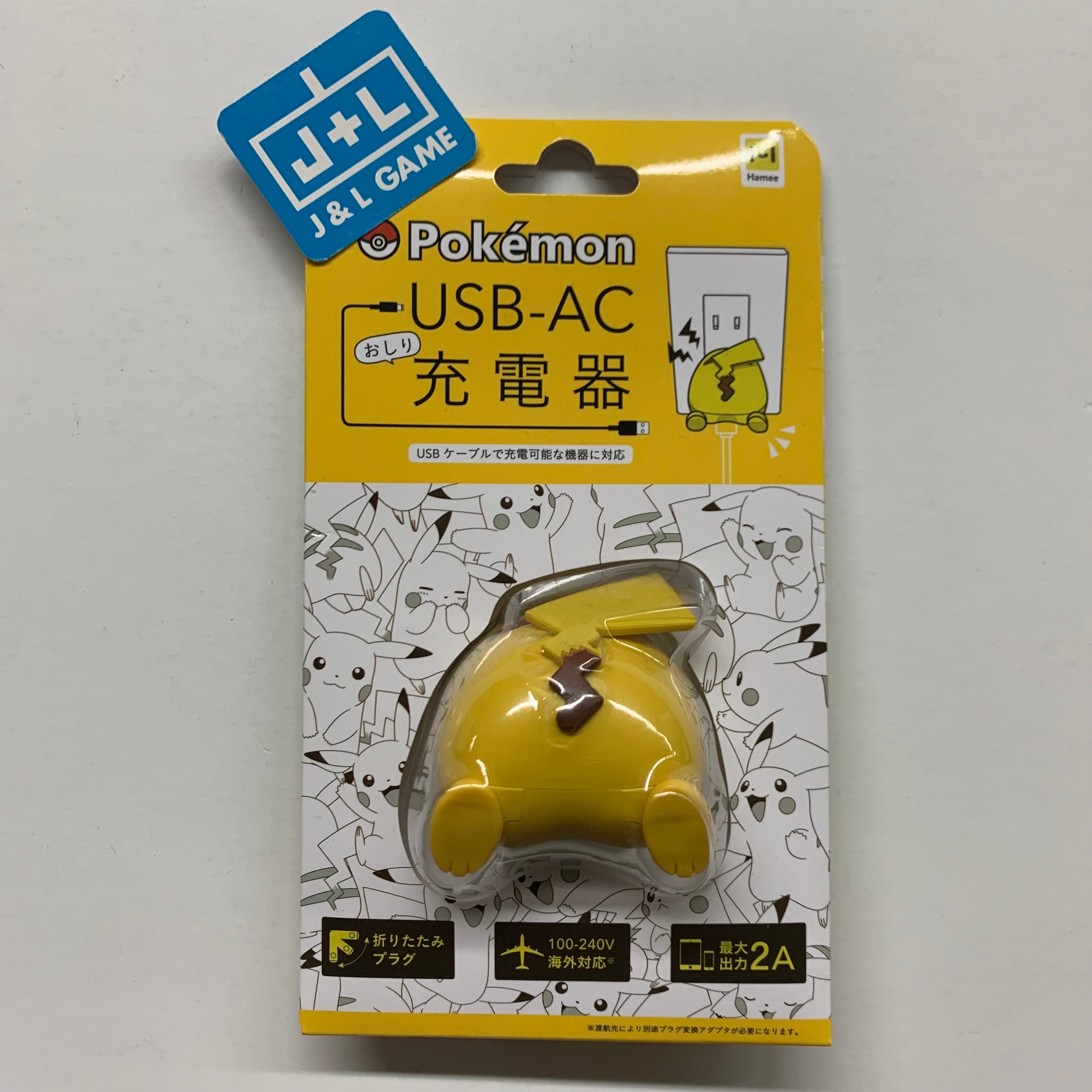 Hamee Pokemon USB AC Wall Plug | J&L Game Hamee Pokemon USB AC Wall Plug | J&L Game