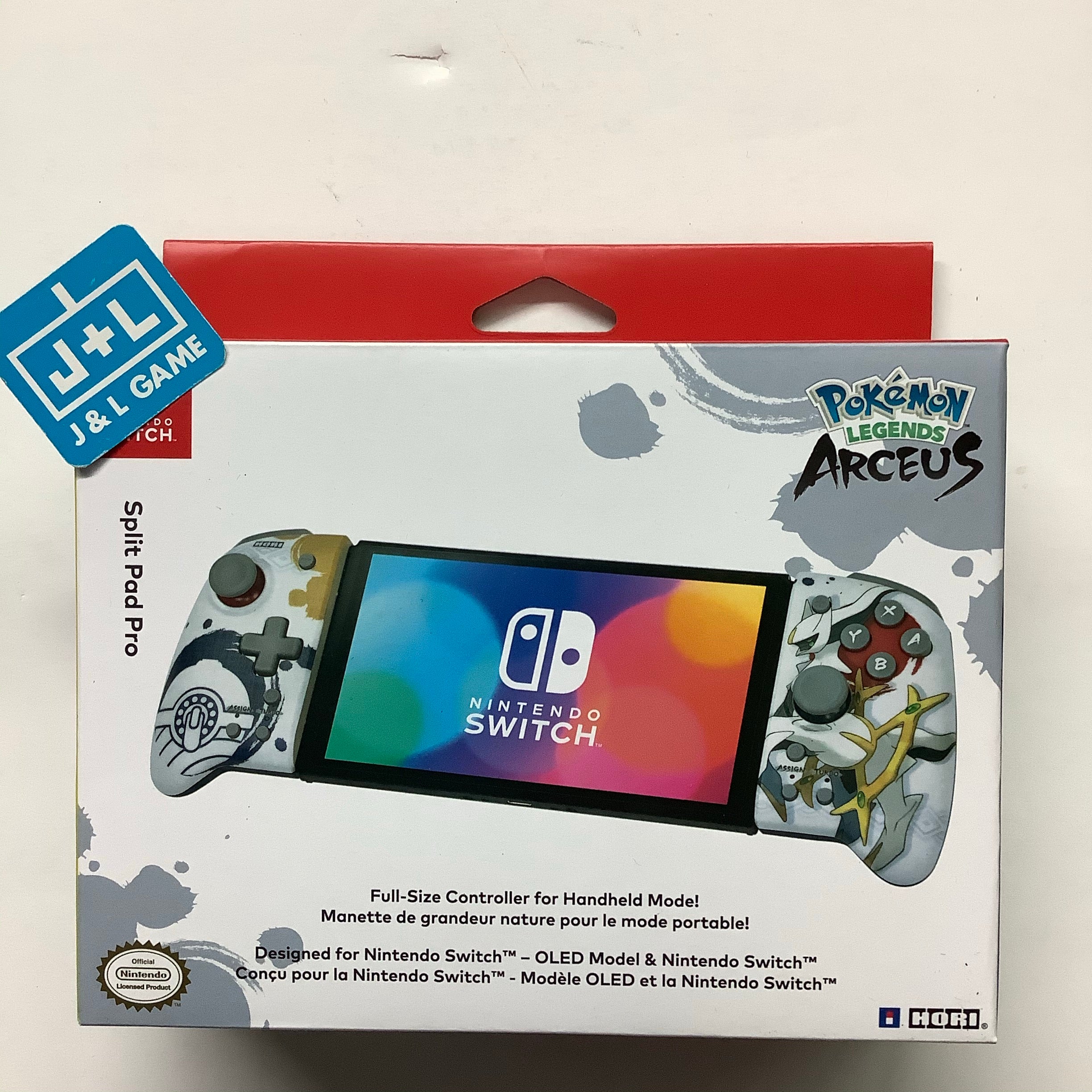 HORI Nintendo Switch Split Pad Pro (Pokemon Legends: Arceus) - (NSW) Nintendo Switch Accessories HORI   