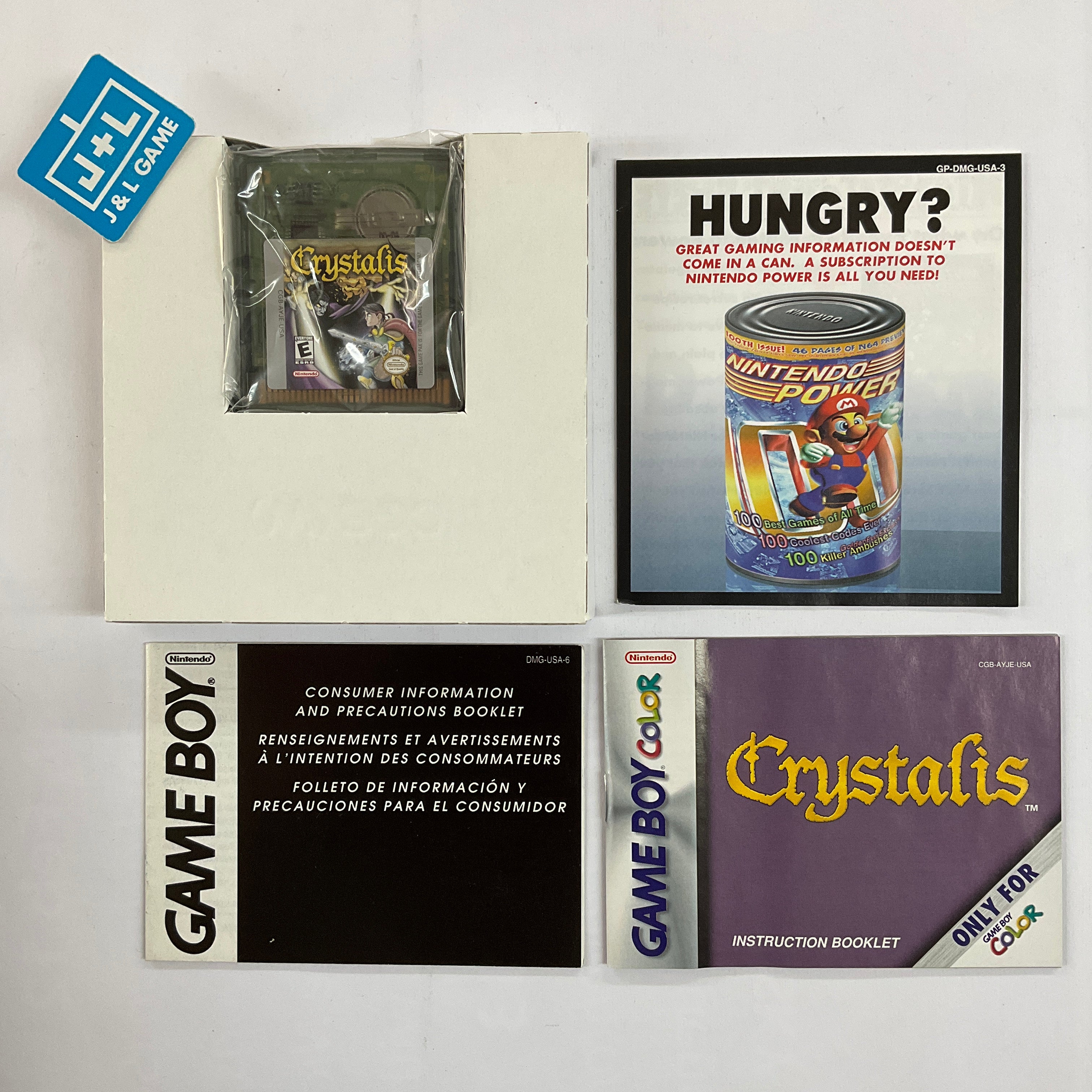 Crystalis - (GBC) Game Boy Color [Pre-Owned] Video Games Nintendo   