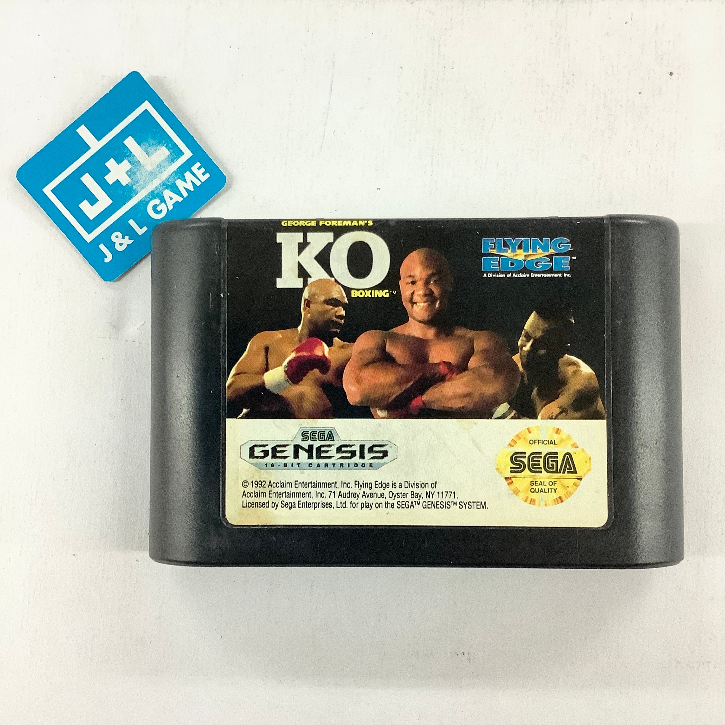 Jeu George Foreman's KO Boxing Pour Sega Game Gear - Bon état, Jeu De Boxe Rétro Portable