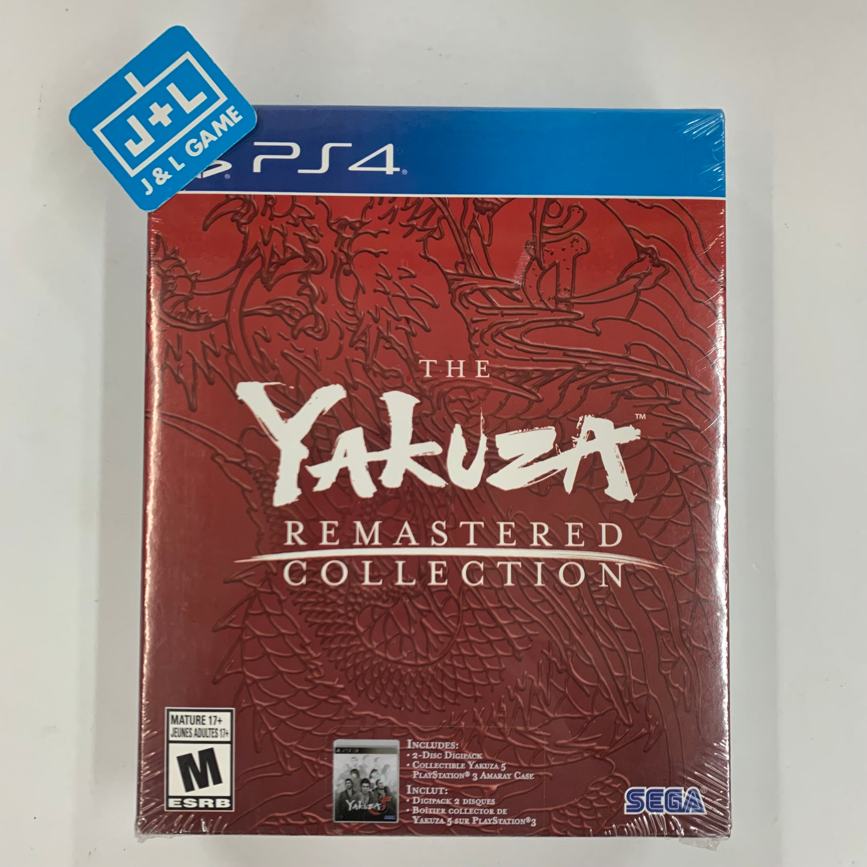 Yakuza Remastered Collection - Day 1 Edition - (PS4) PlayStation 4 Video Games SEGA   