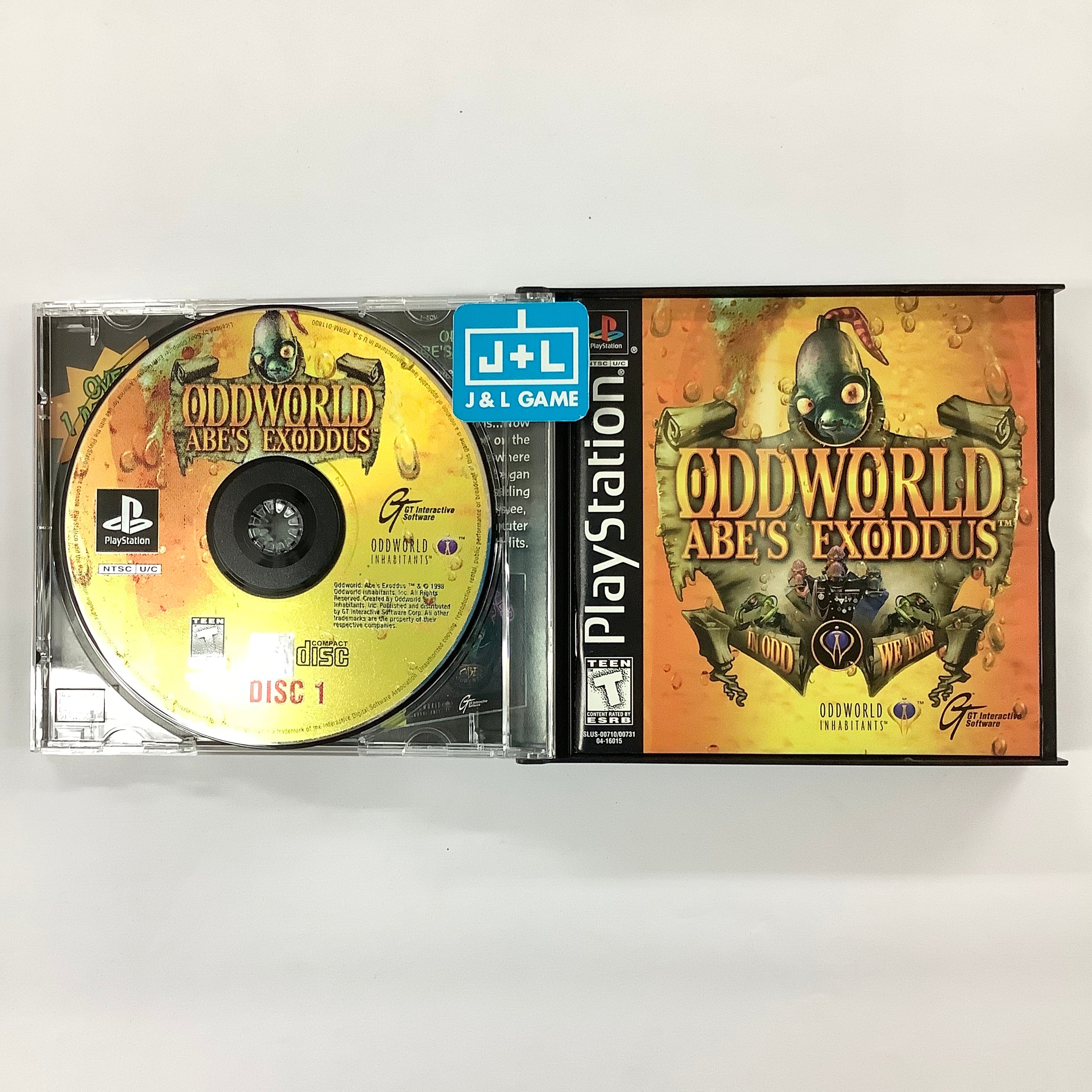 Oddworld: Abe's Exoddus - (PS1) Playstation 1 [Pre-Owned] Video Games GT Interactive Software   
