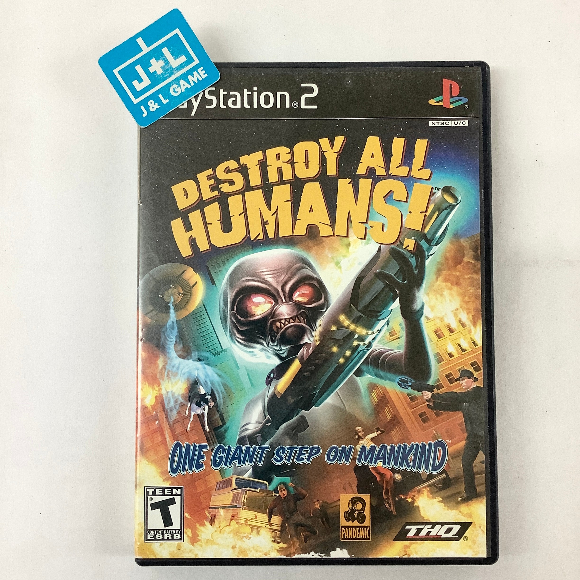 Destroy All Humans! - (PS2) PlayStation 2 [Pre-Owned] Video Games THQ   