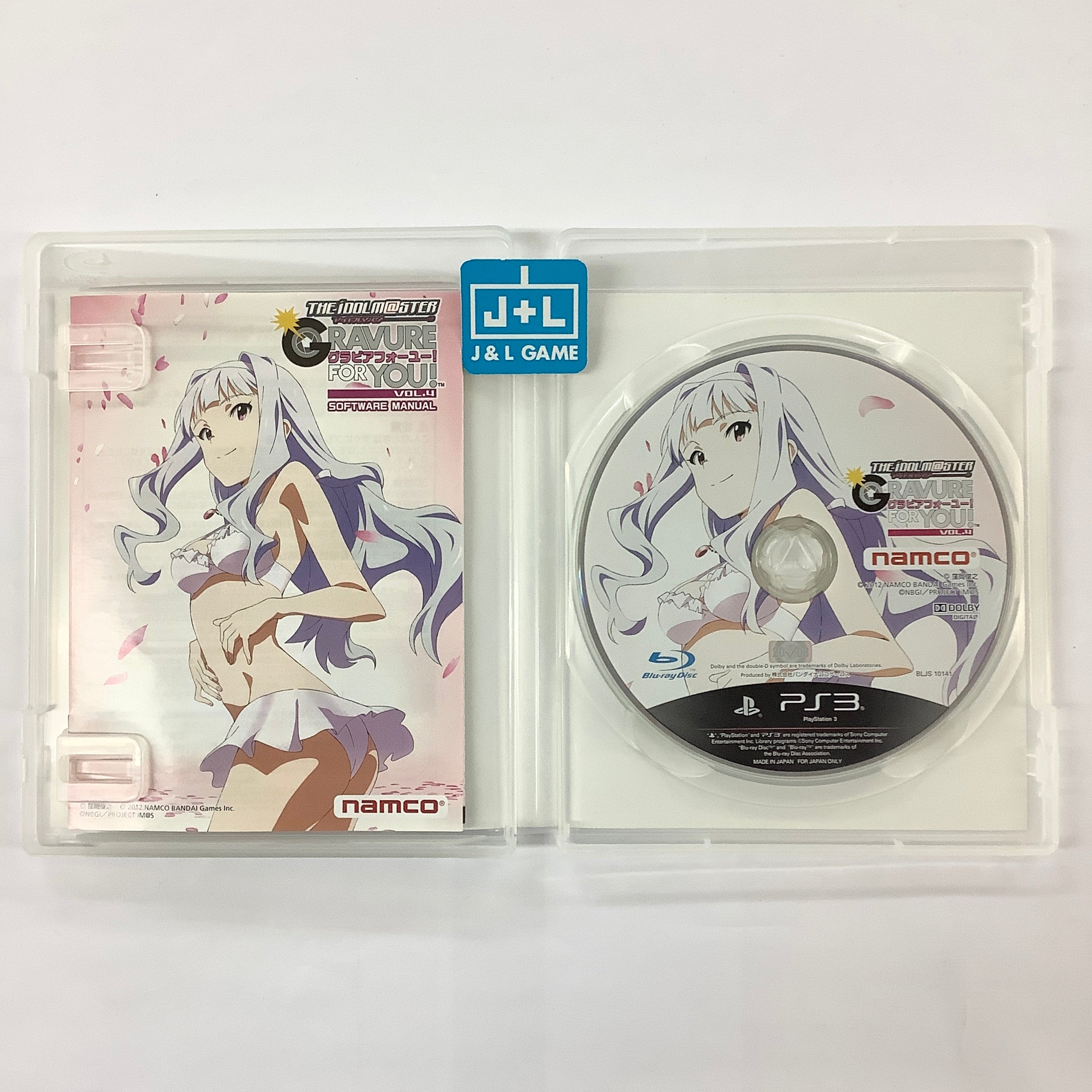 The Idolm@ster: Gravure For You! Vol. 4 - (PS3) PlayStation 3 [Pre-Owned] (Japanese Import) Video Games Bandai Namco Games   